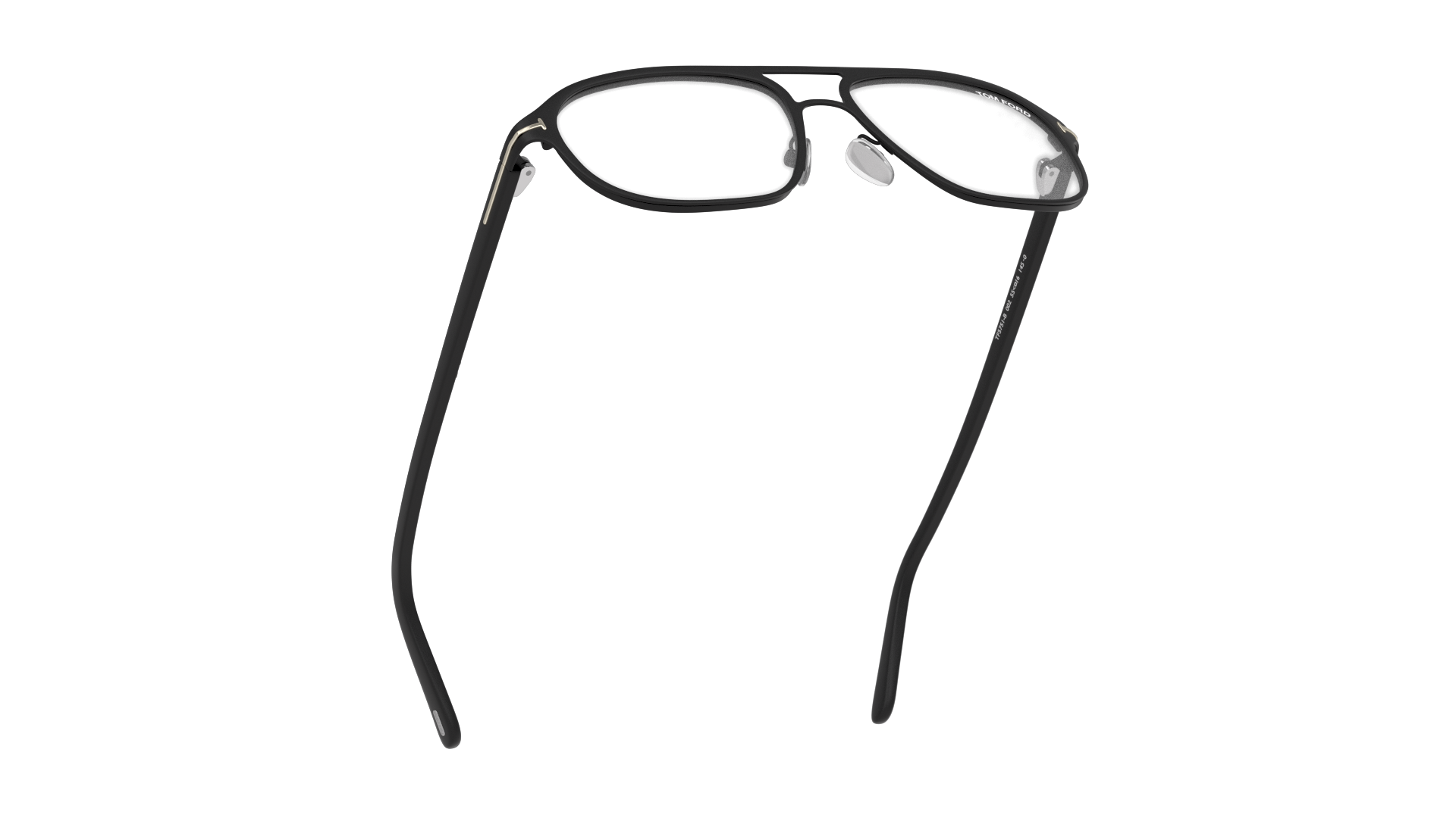 Bottom_Up Tom Ford FT 5751-B (002) Glasses Transparent / Black