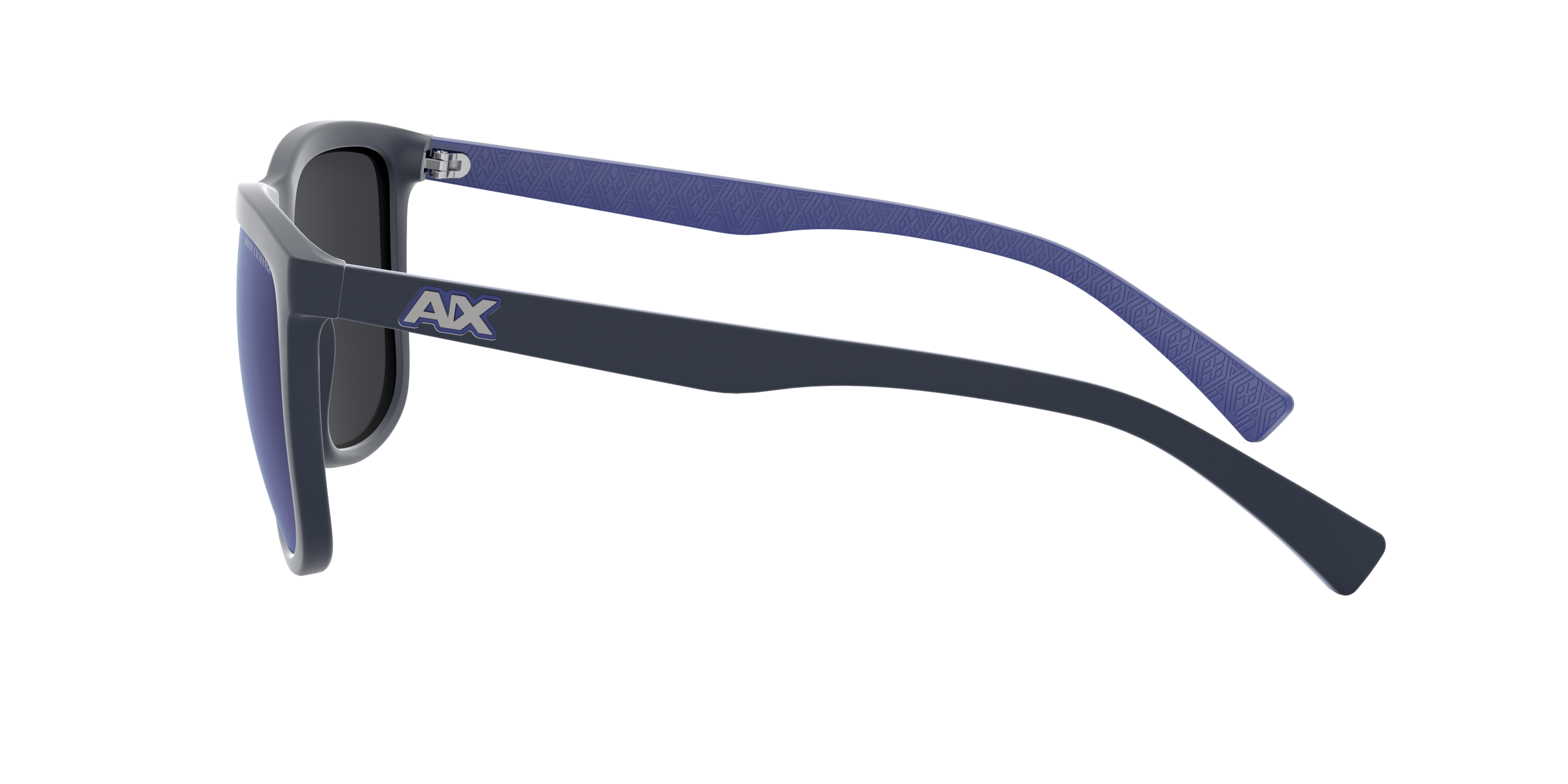 Angle_Left02 Armani Exchange AX 4093S Sunglasses Blue / Blue