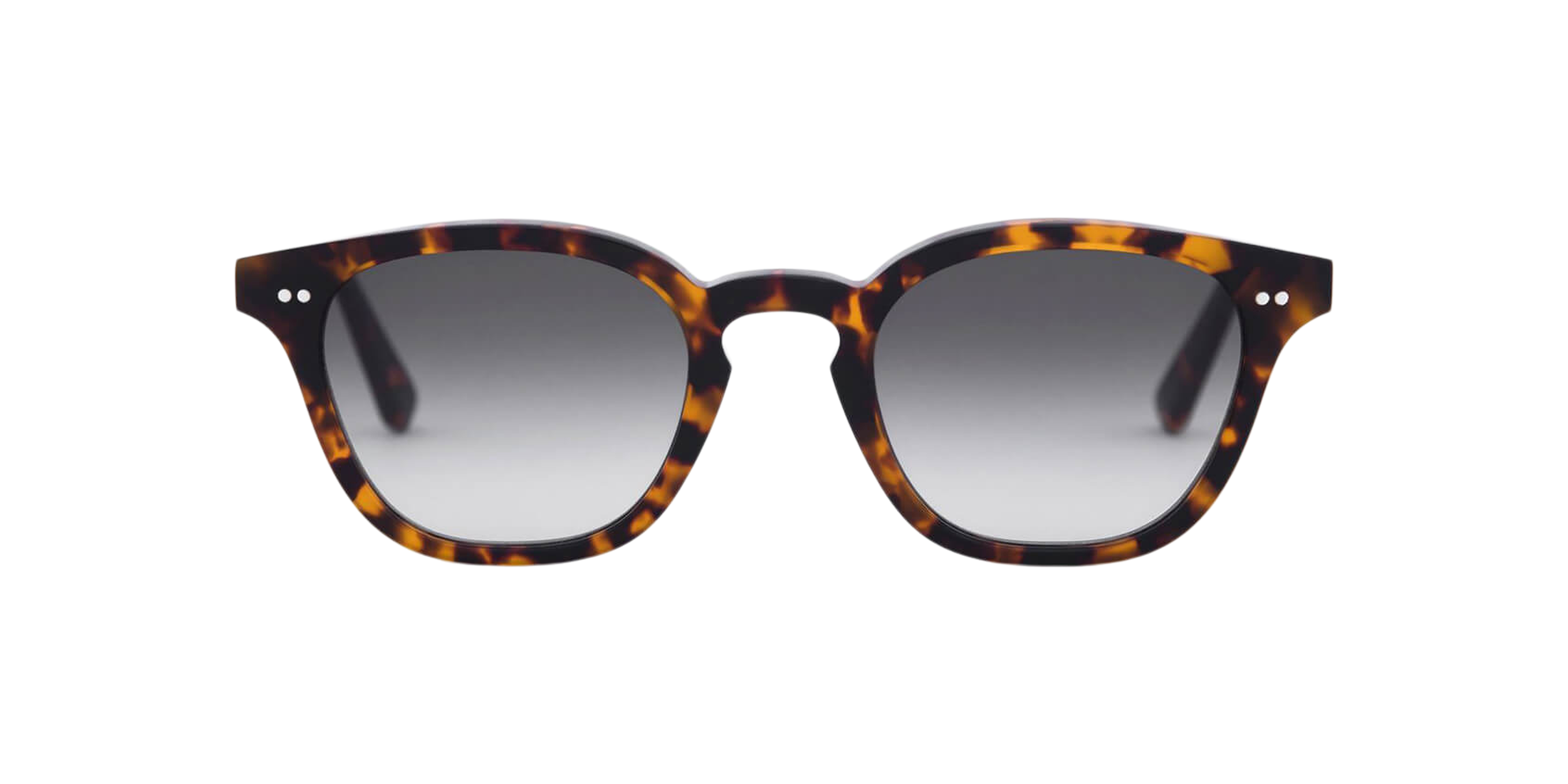 Front Monokel River Sunglasses Grey / Havana