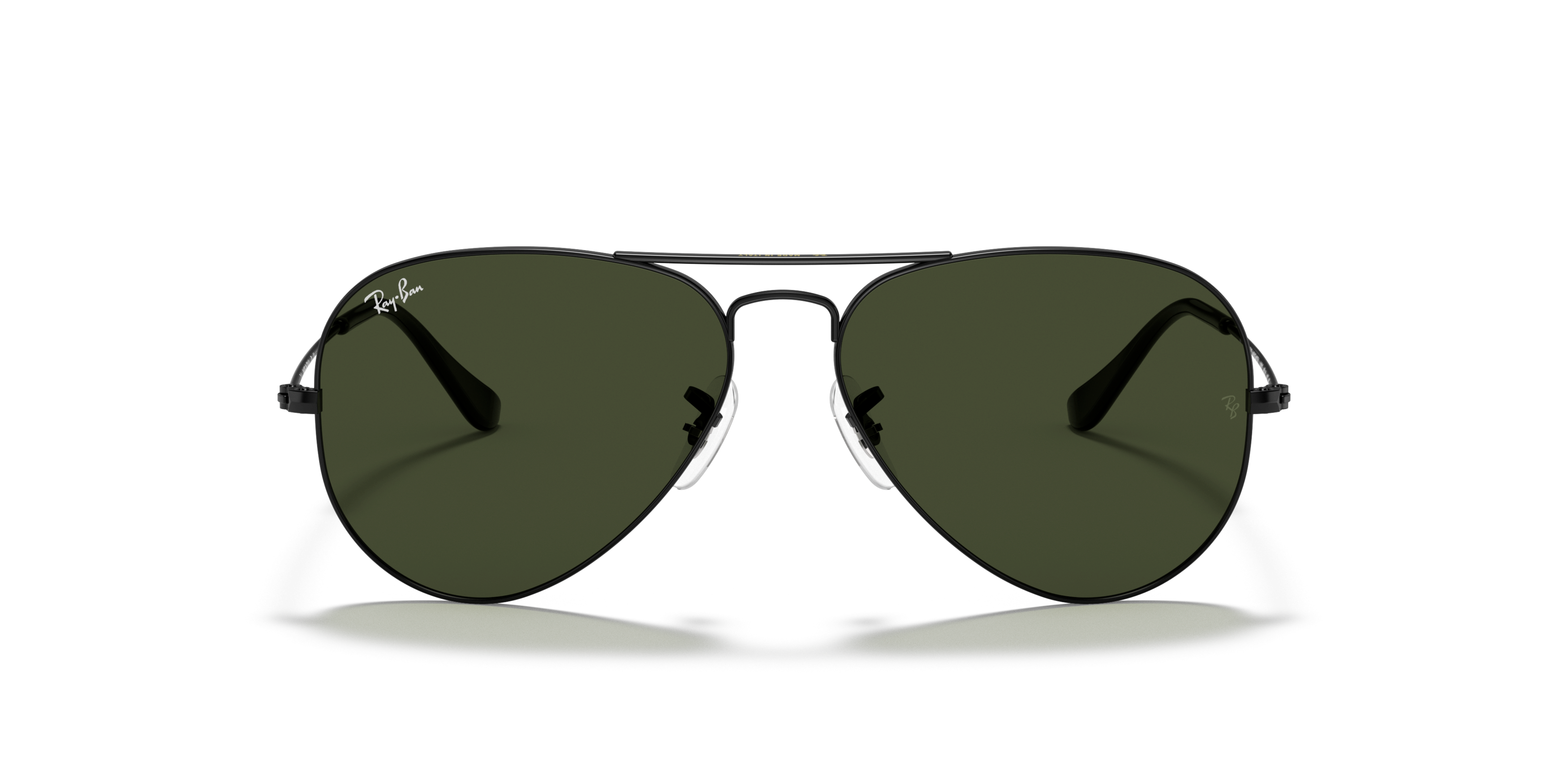 Front Ray-Ban Aviator RB3025 L2823 Verde / Preto