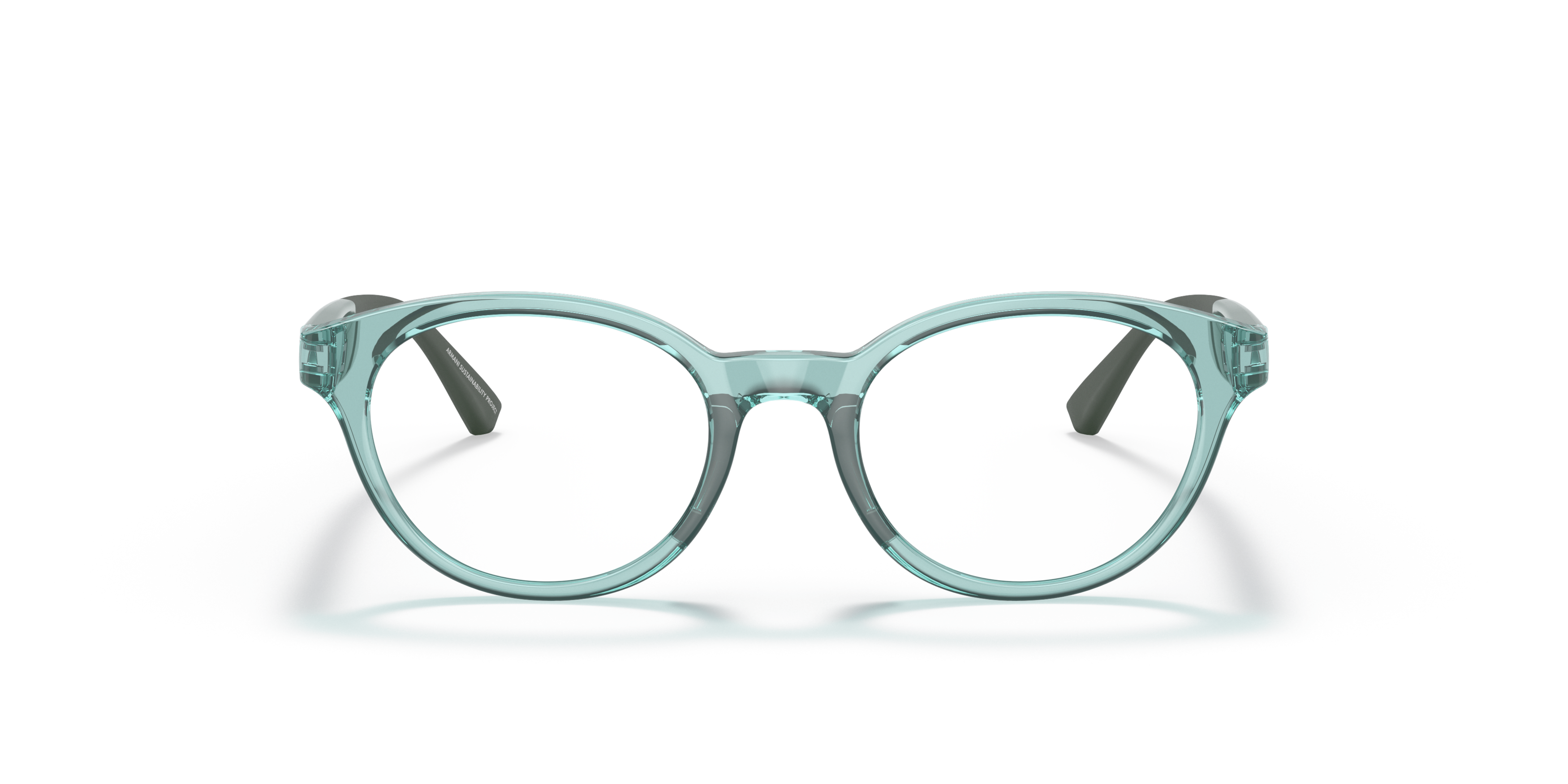 Front Emporio Armani EK 3205 Children's Glasses Transparent / Transparent, Grey