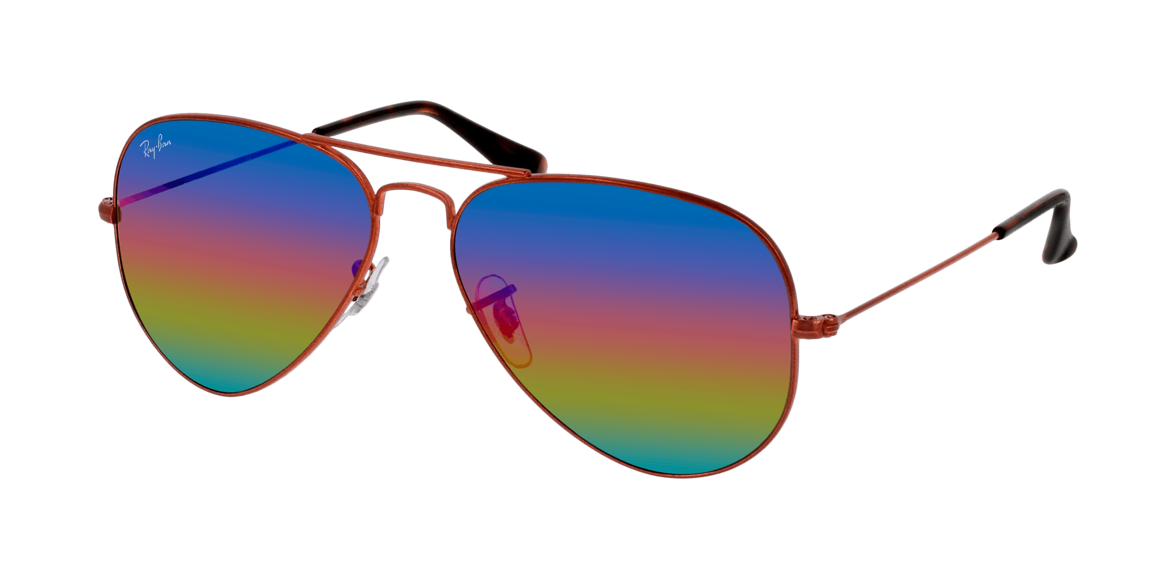 Angle_Left01, RAY-BAN Aviator Mineral Flash Lenses RB3025 9019C2
