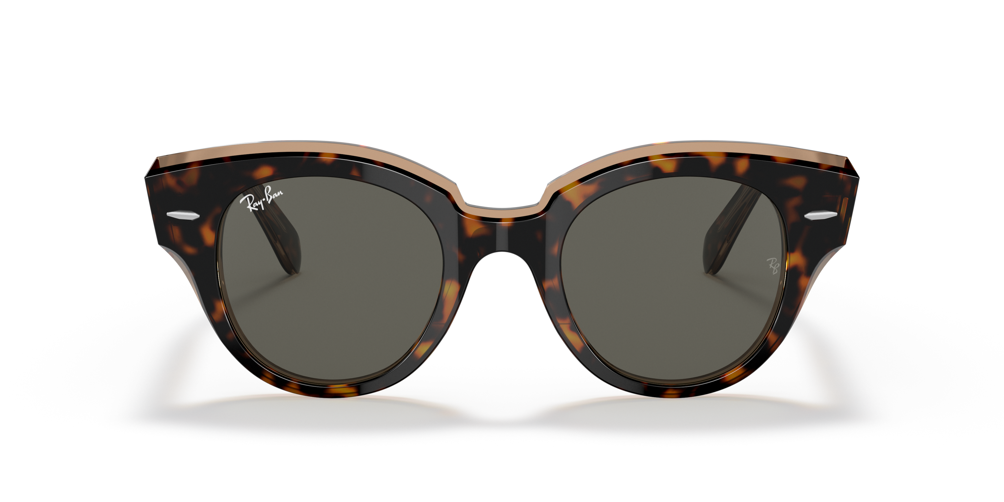 Front Ray-Ban Roundabout RB2192 901/31 Groen / Zwart