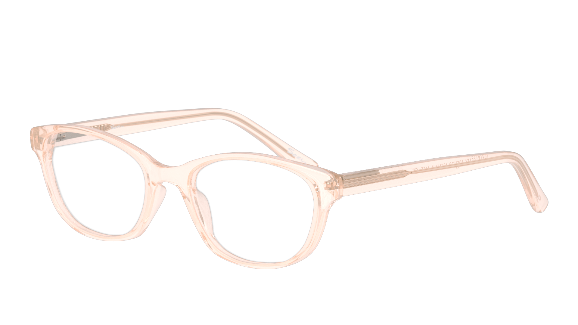 Angle_Left01 Seen SN DT11 Children's Glasses Transparent / Brown
