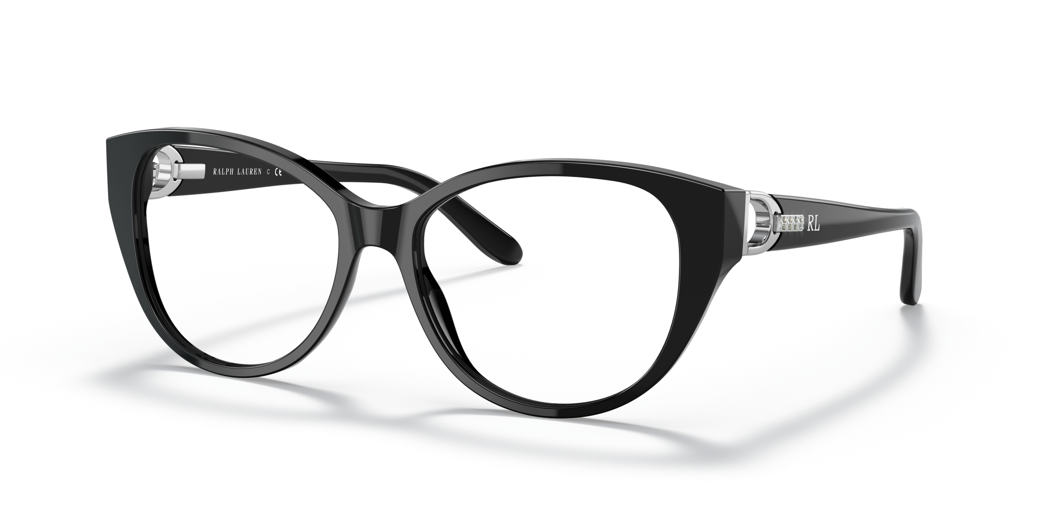 Angle_Left01 Ralph Lauren RL 6223B (5001) Glasses Transparent / Black