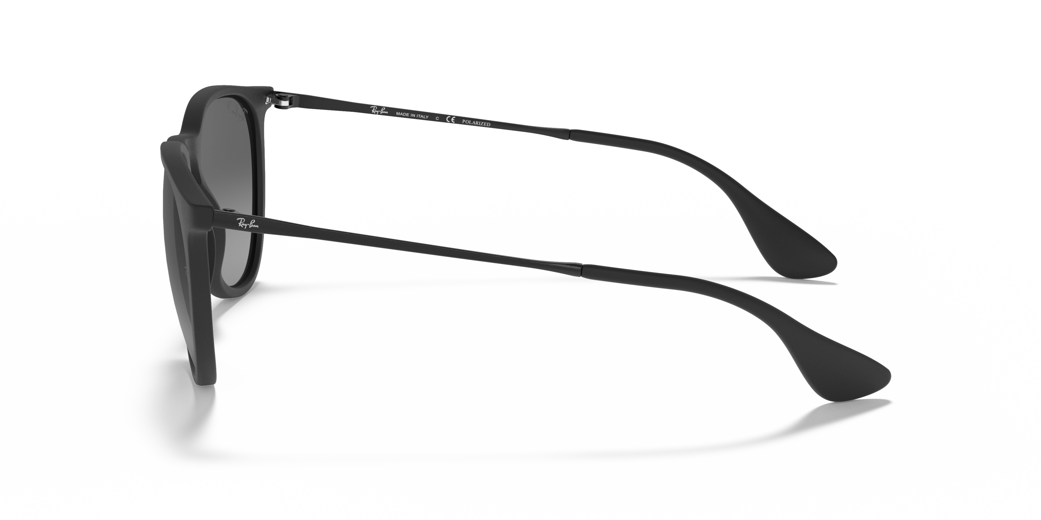 Angle_Left02 Ray-Ban Erika RB 4171 (622/T3) Sunglasses Grey / Black