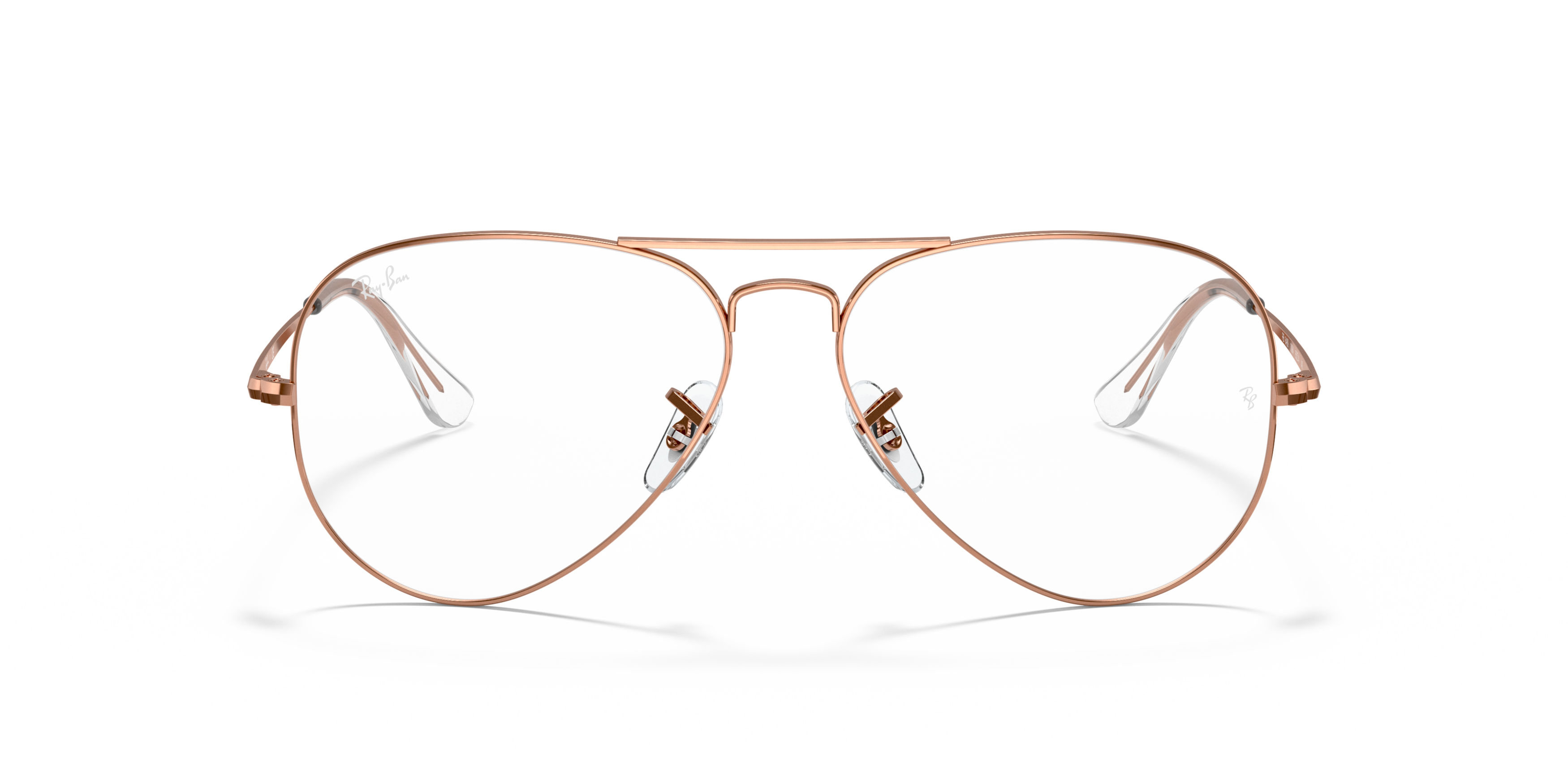 Front Ray-Ban RX 6489 Glasses Transparent / Pink