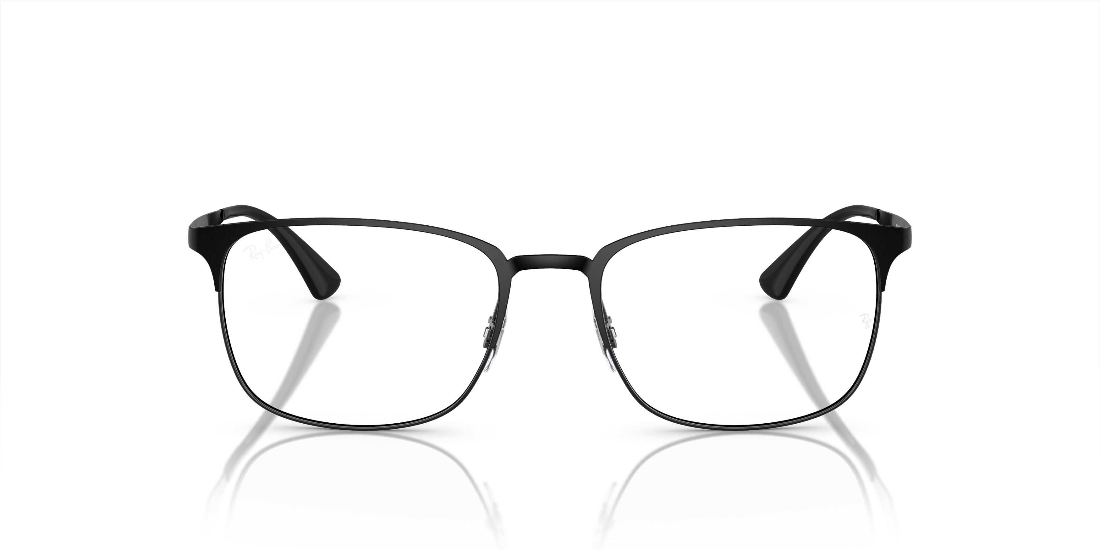 Front Ray-Ban RX 6421 Glasses Transparent / Black