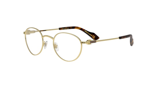 Gucci GG 1222O Glasses Transparent / Gold