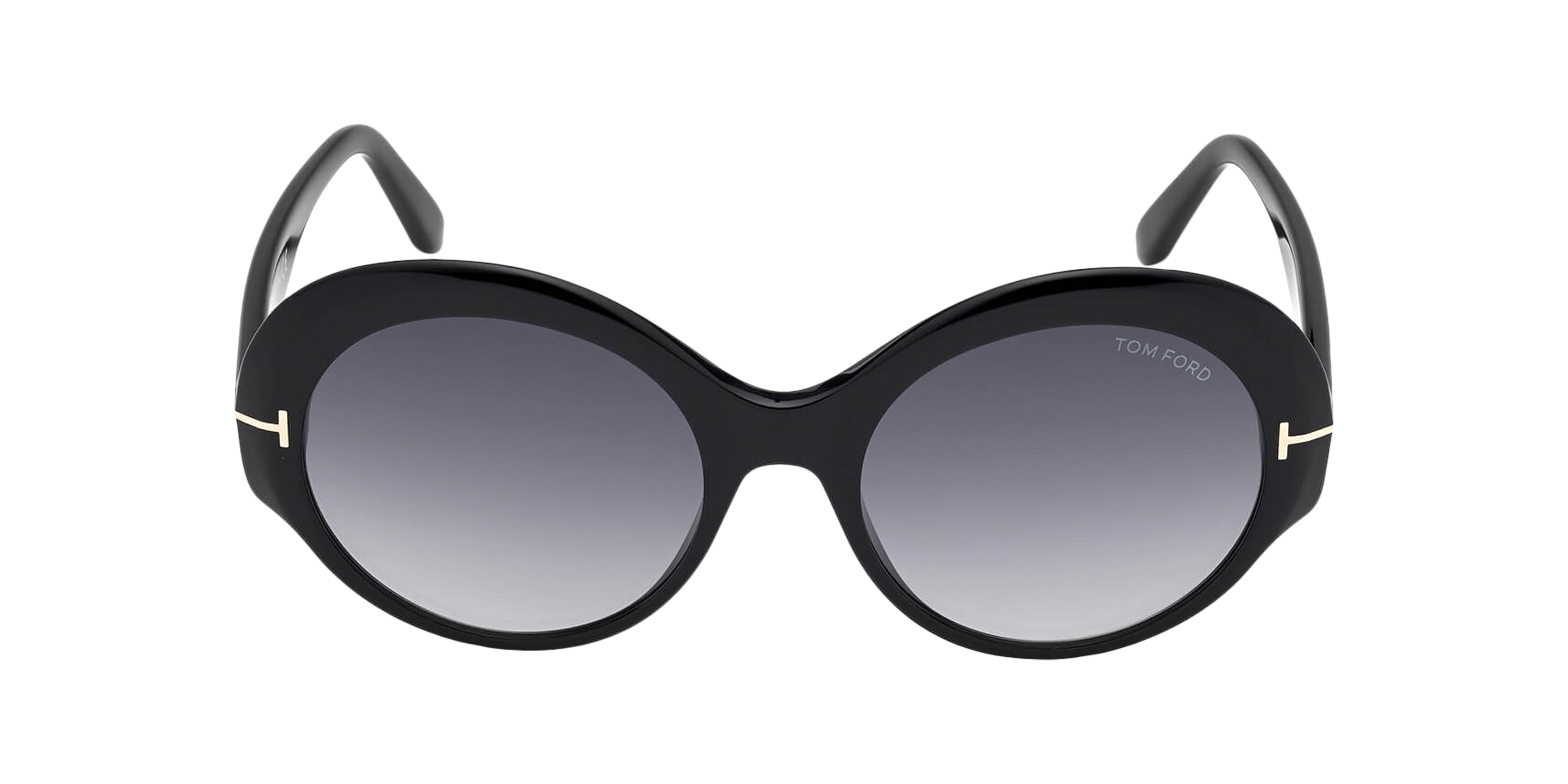 Front Tom Ford Ginger FT 873 Sunglasses Grey / Black