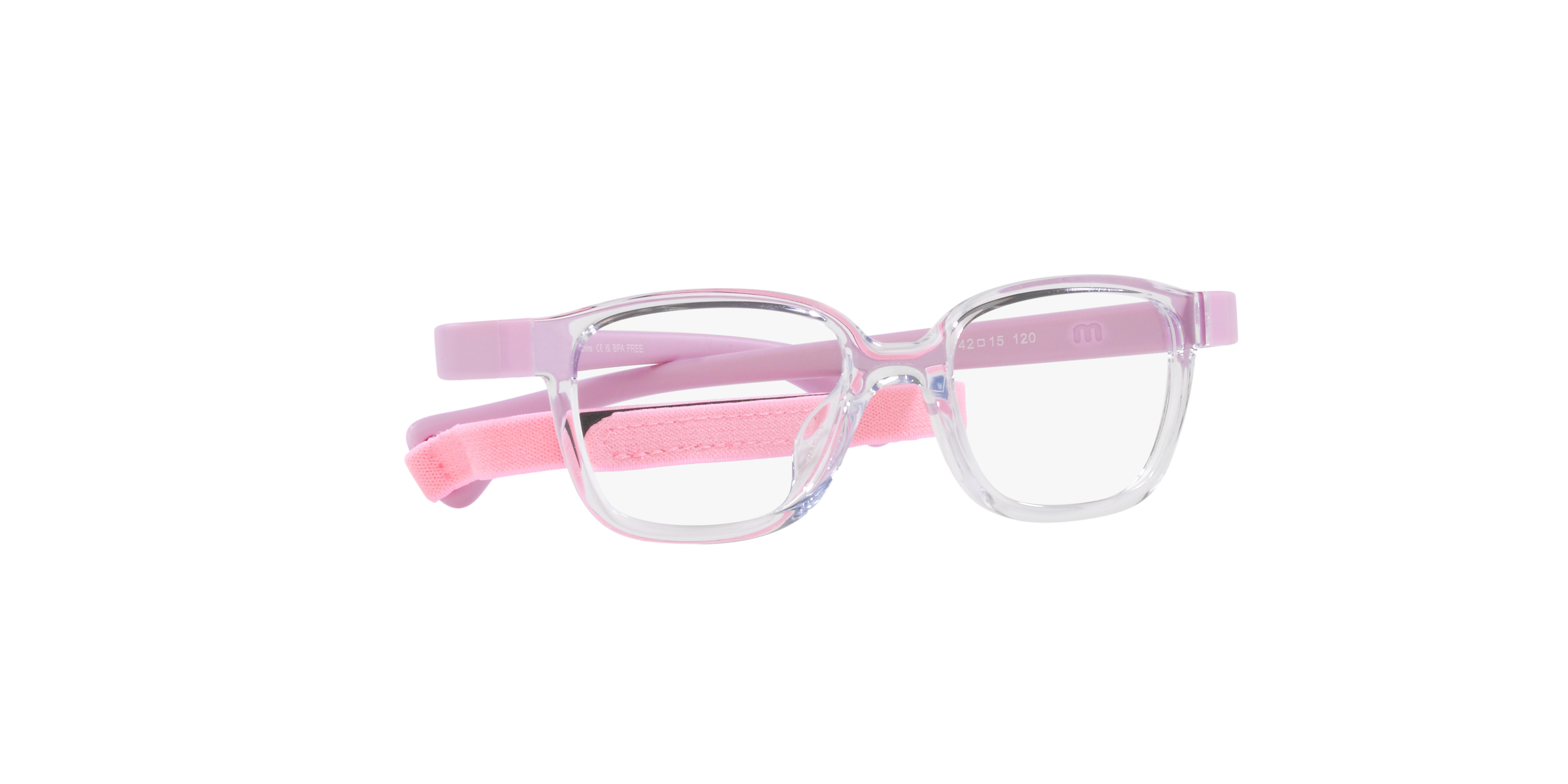 Angle_Right01 Miraflex MF 4002 Children's Glasses Transparent / Transparent, Clear