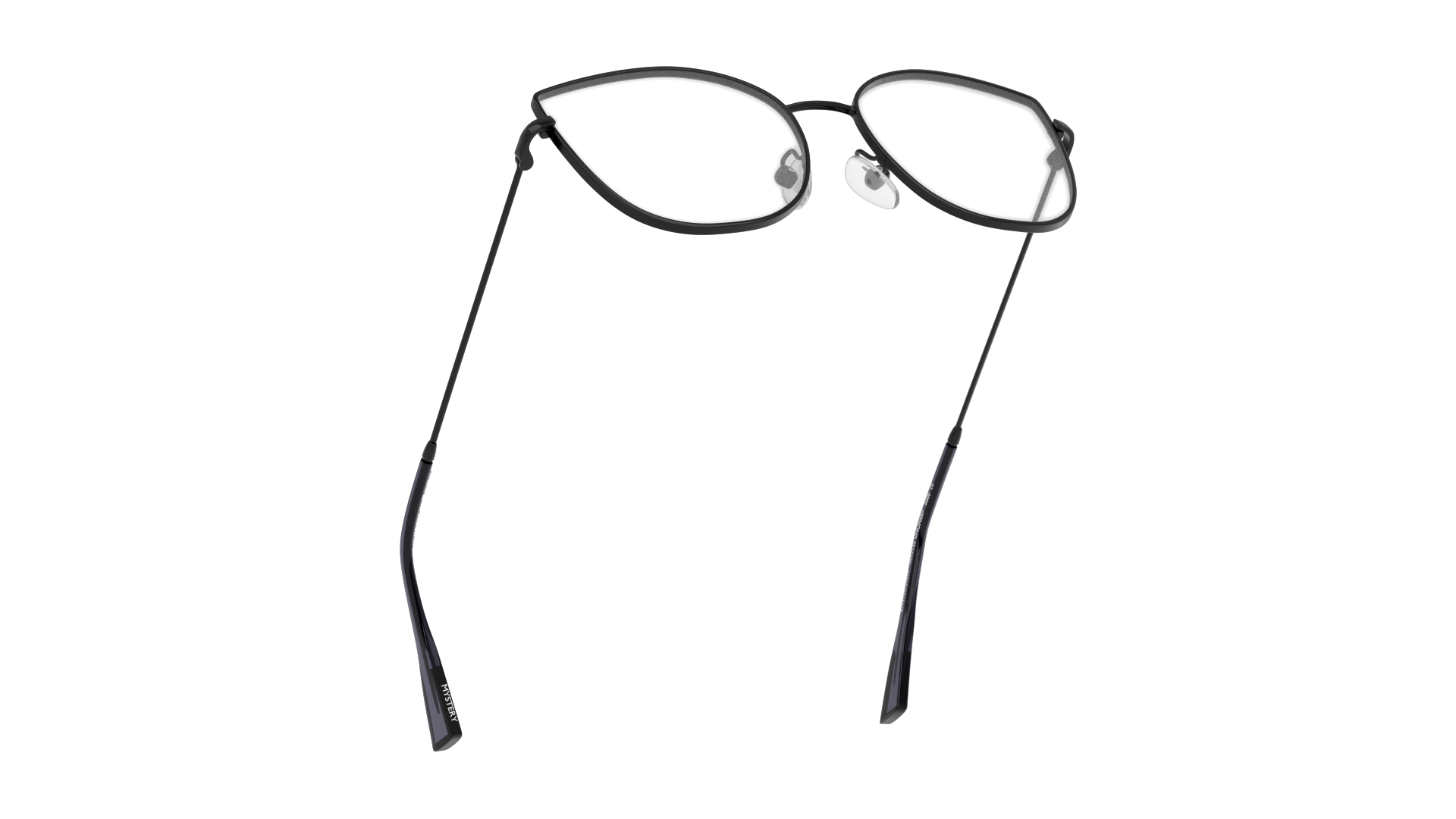 Bottom_Up Unofficial UNOF0007 Glasses Transparent / Black