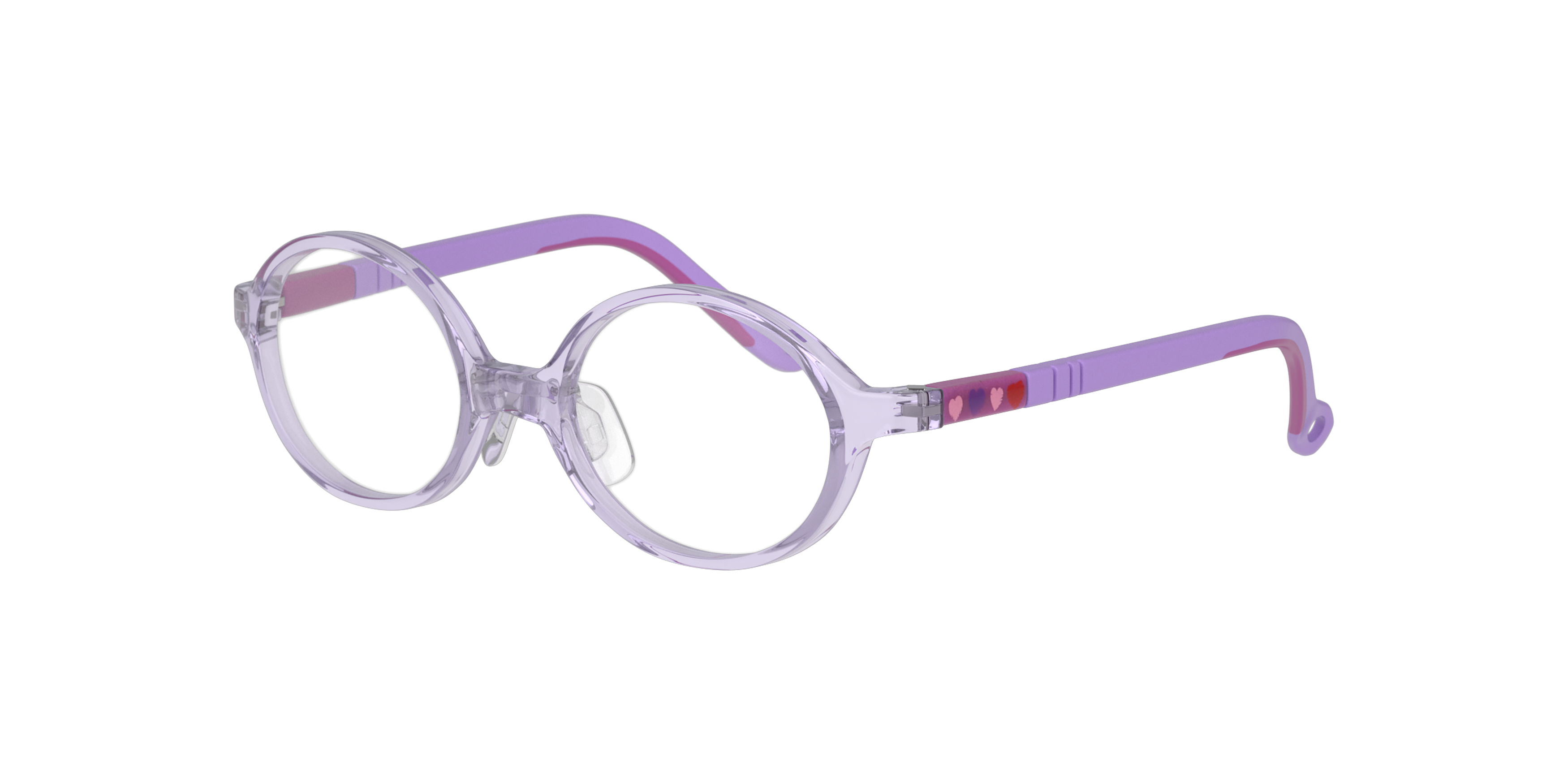 Angle_Left01 Vision Express POO02 (C08) Glasses Transparent / Violet