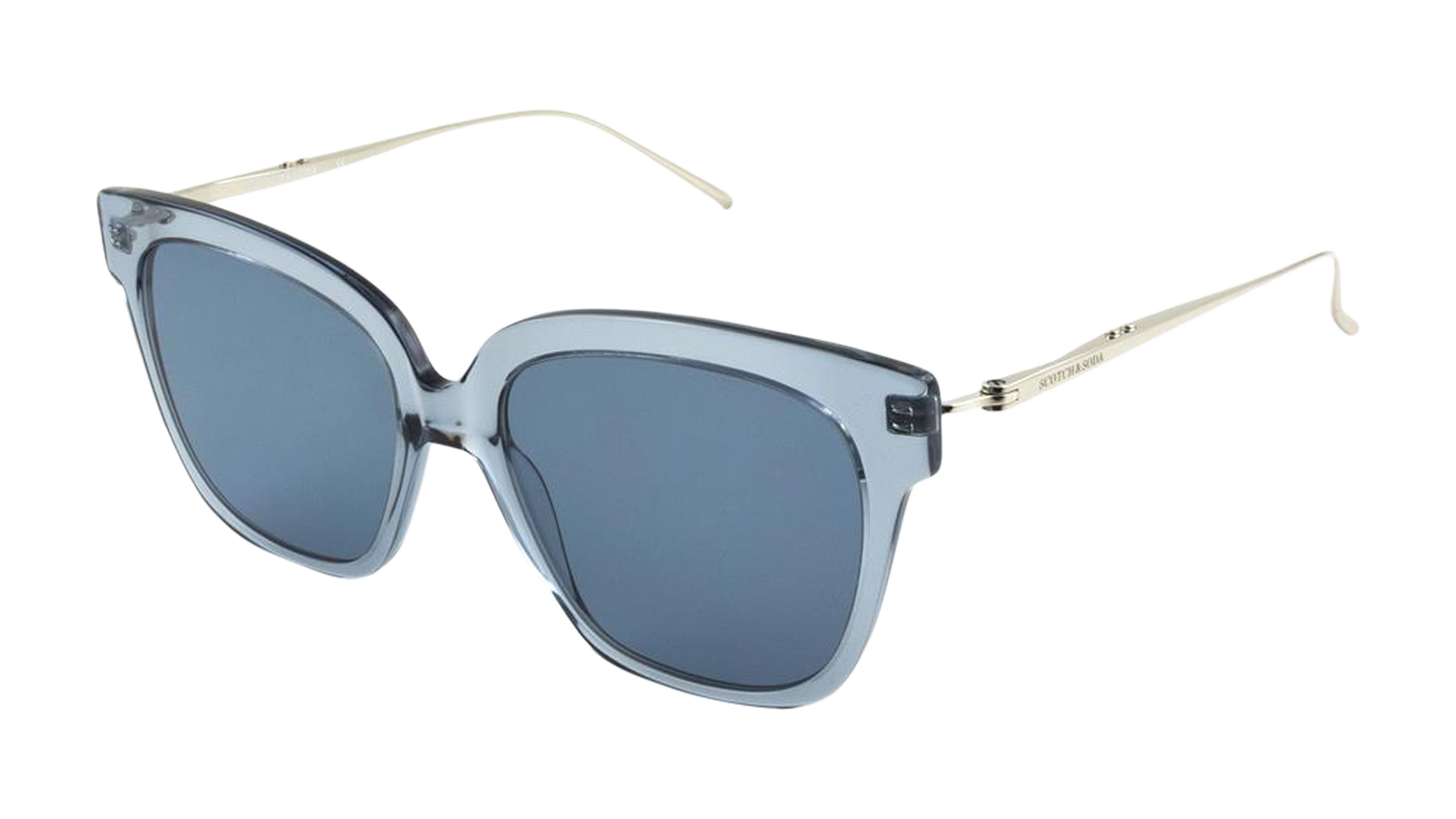Angle_Left01 Scotch & Soda SS 7003 (998) Sunglasses Blue / Silver