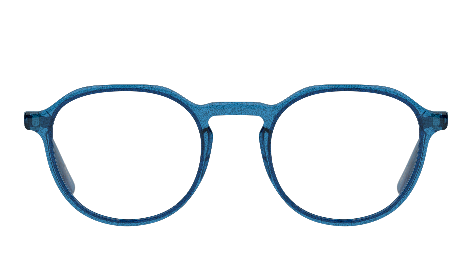 Front Seen SNOU5008 Glasses Transparent / Blue