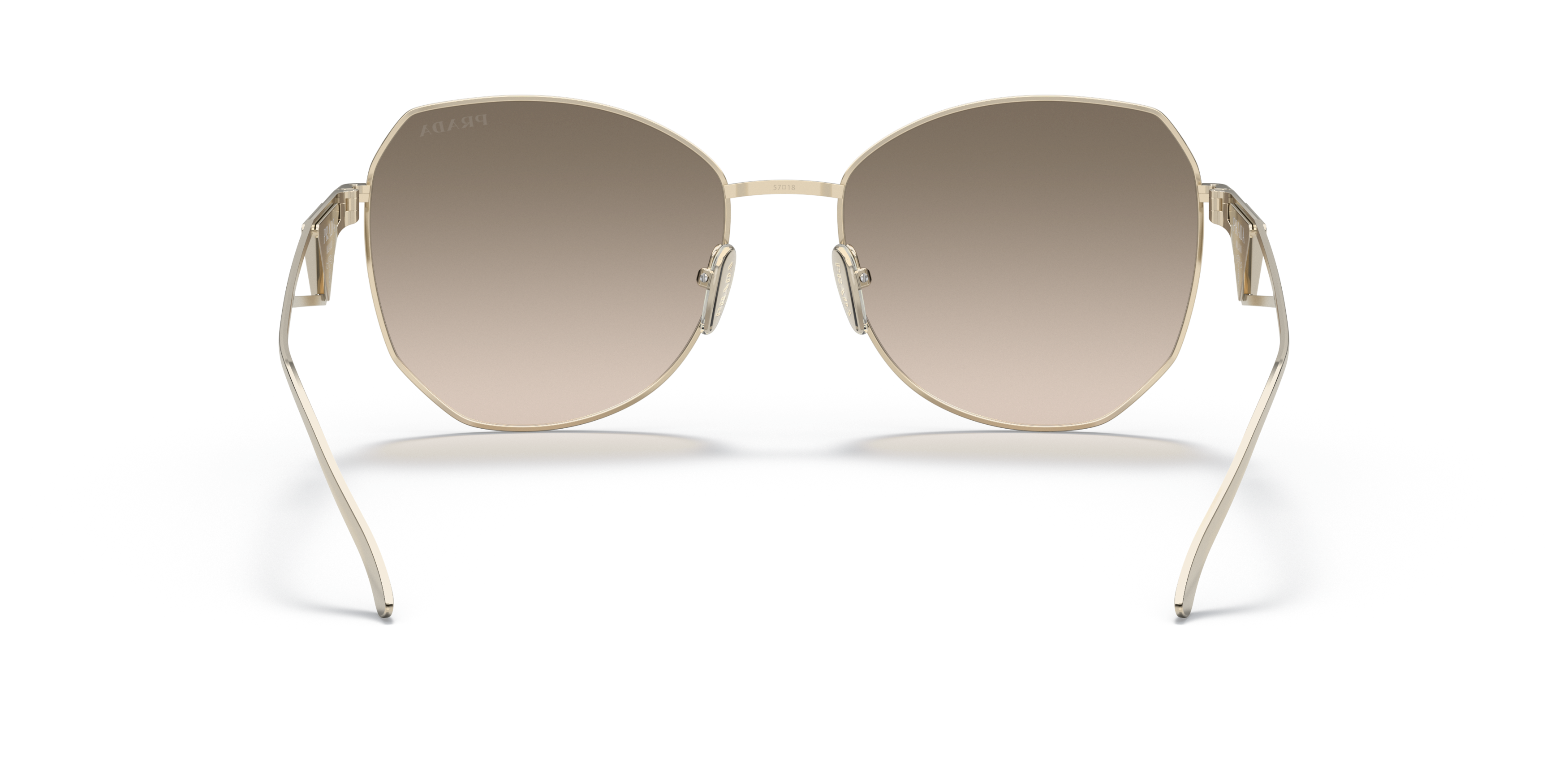 Detail02 Prada PR 57YS (ZVN3D0) Sunglasses Brown / Gold