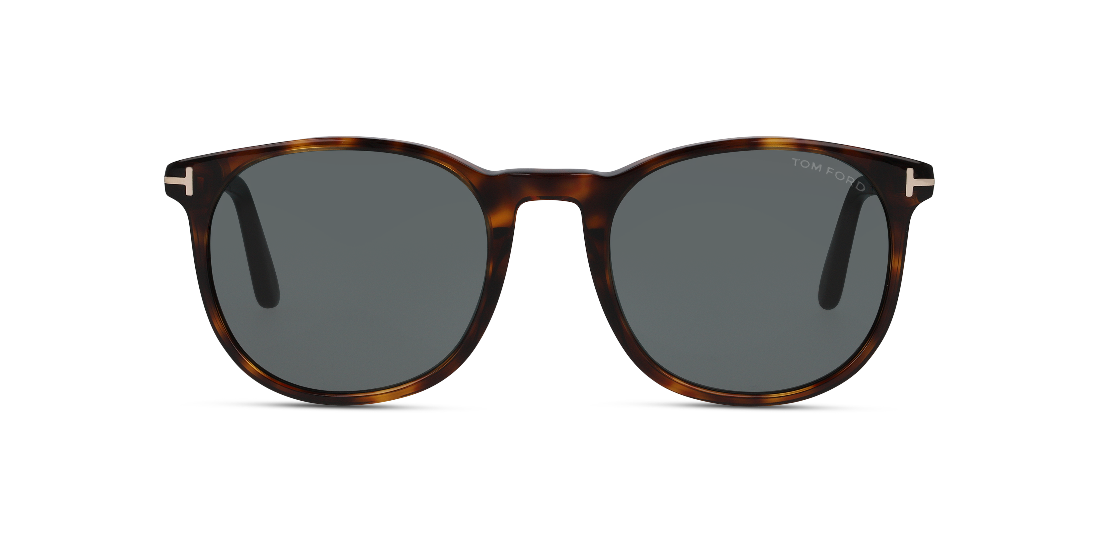 Front Tom Ford Ansel FT0858 (54V) Sunglasses Blue / Havana