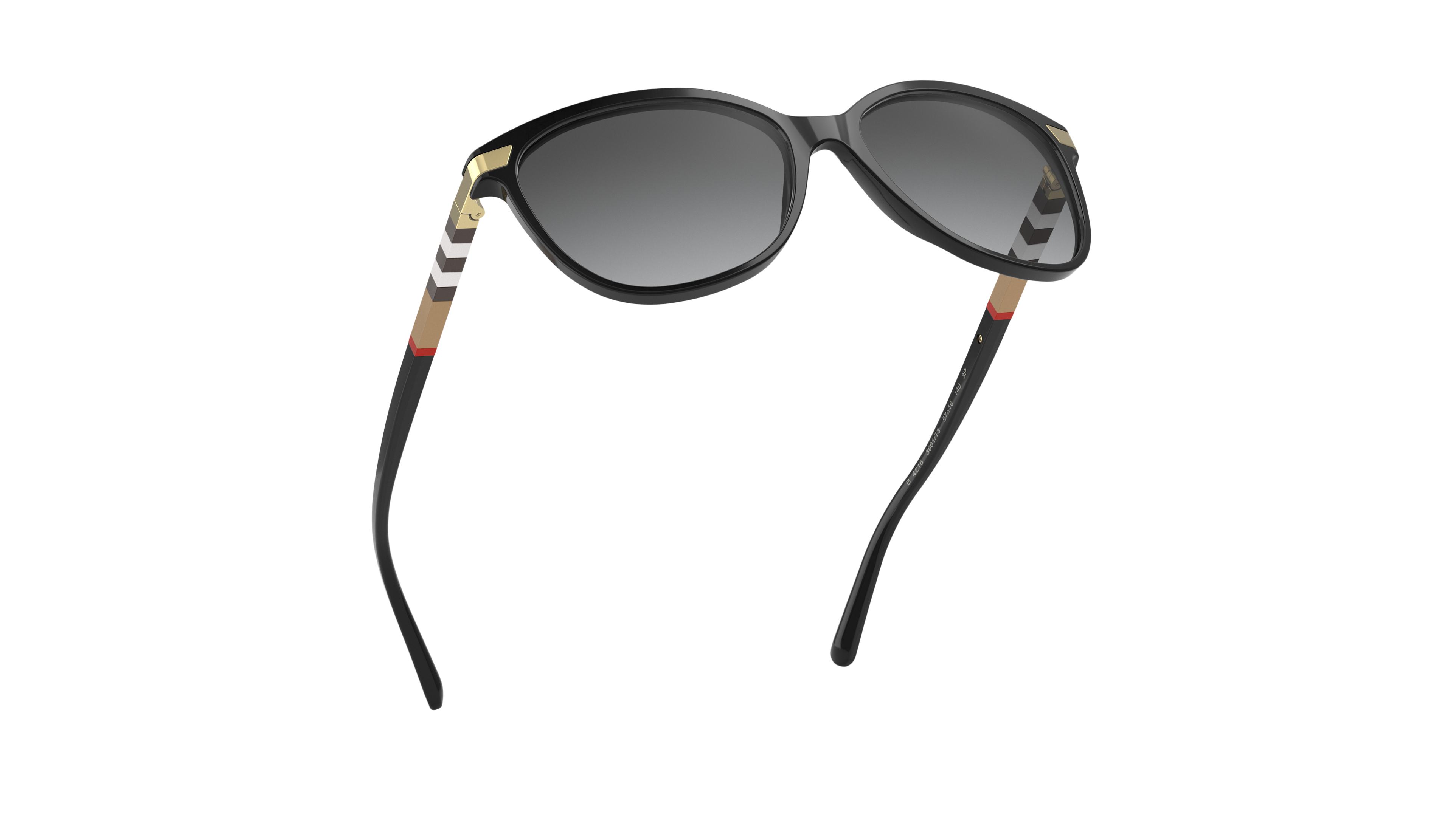Bottom_Up Burberry BE 4216 (3001T3) Sunglasses Grey / Black