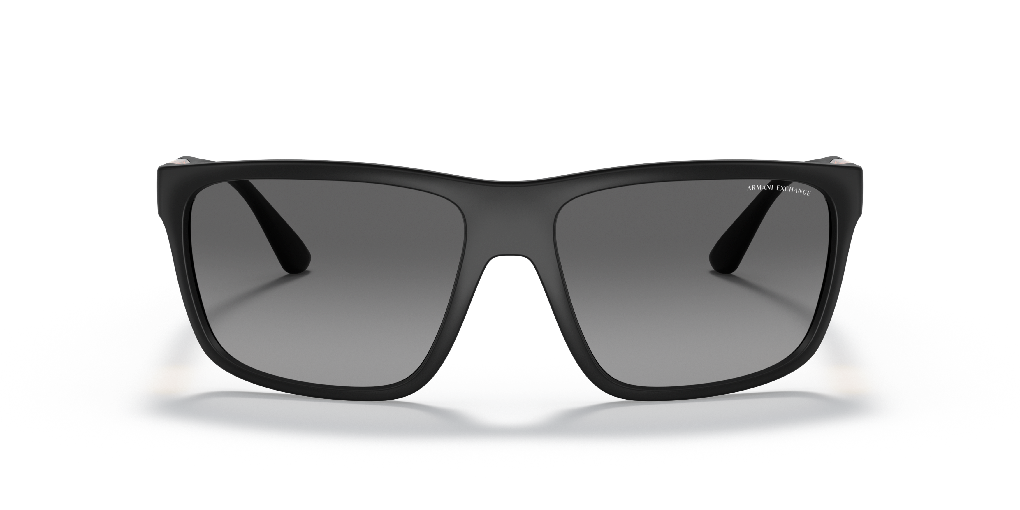 Front Armani Exchange AX 4121S (8325T3) Sunglasses Grey / Black
