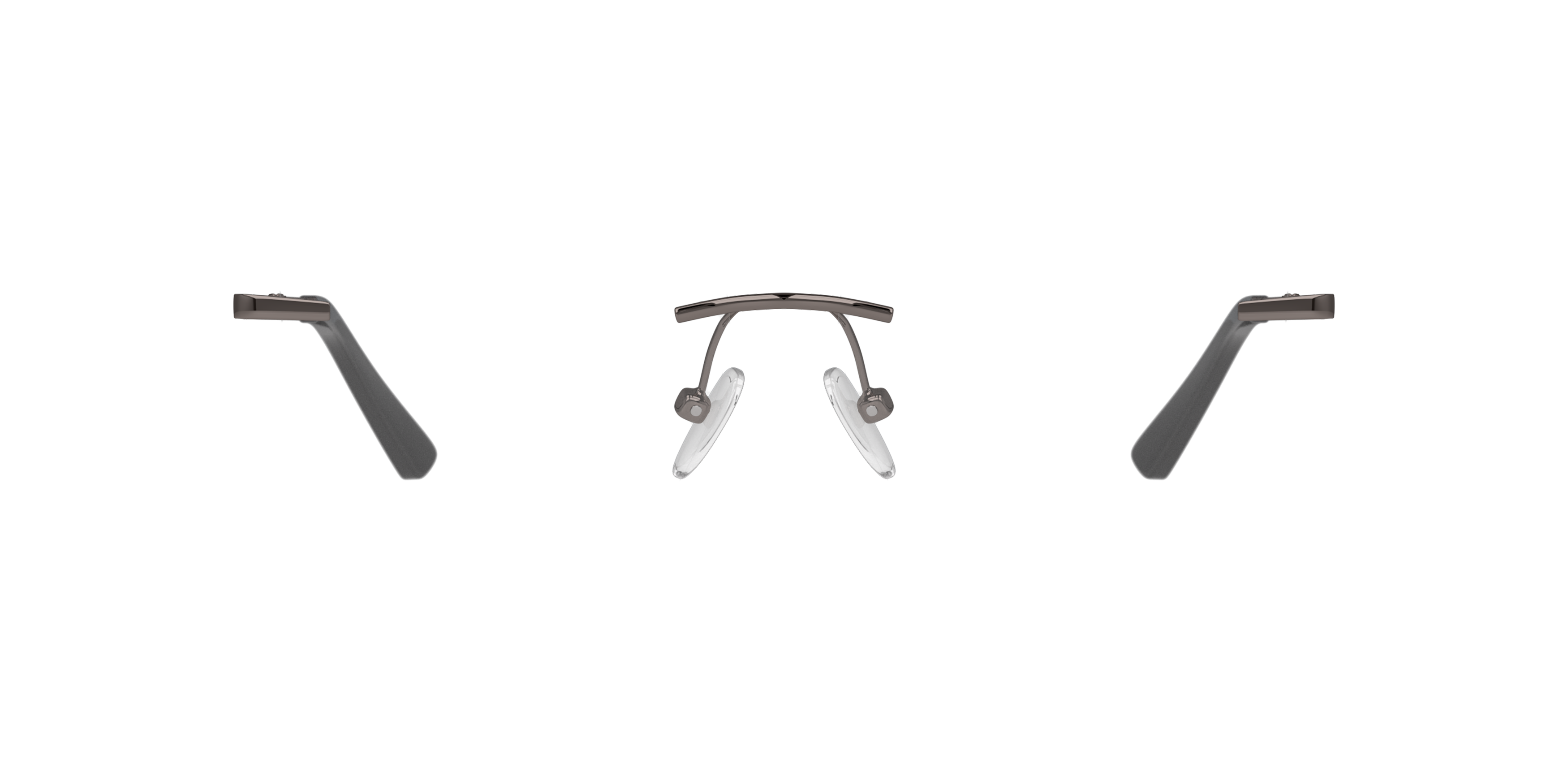 Front Unofficial UNOF0468 (GG00) Glasses Transparent / Grey
