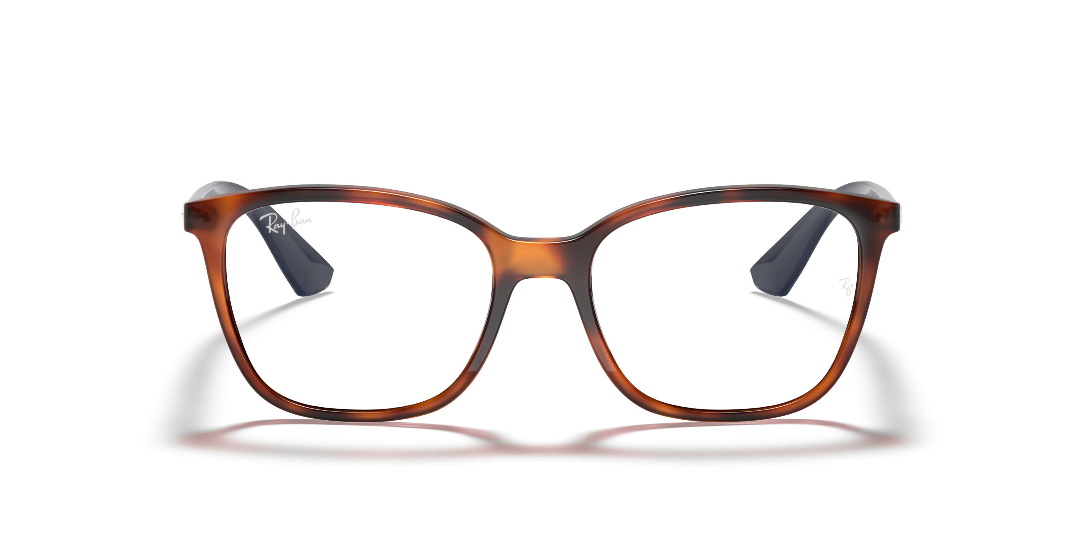 Front Ray-Ban RX 7066 (5585) Glasses Transparent / Havana