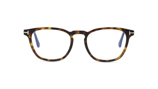 Tom Ford FT 5890-B (056) Glasses Transparent / Havana