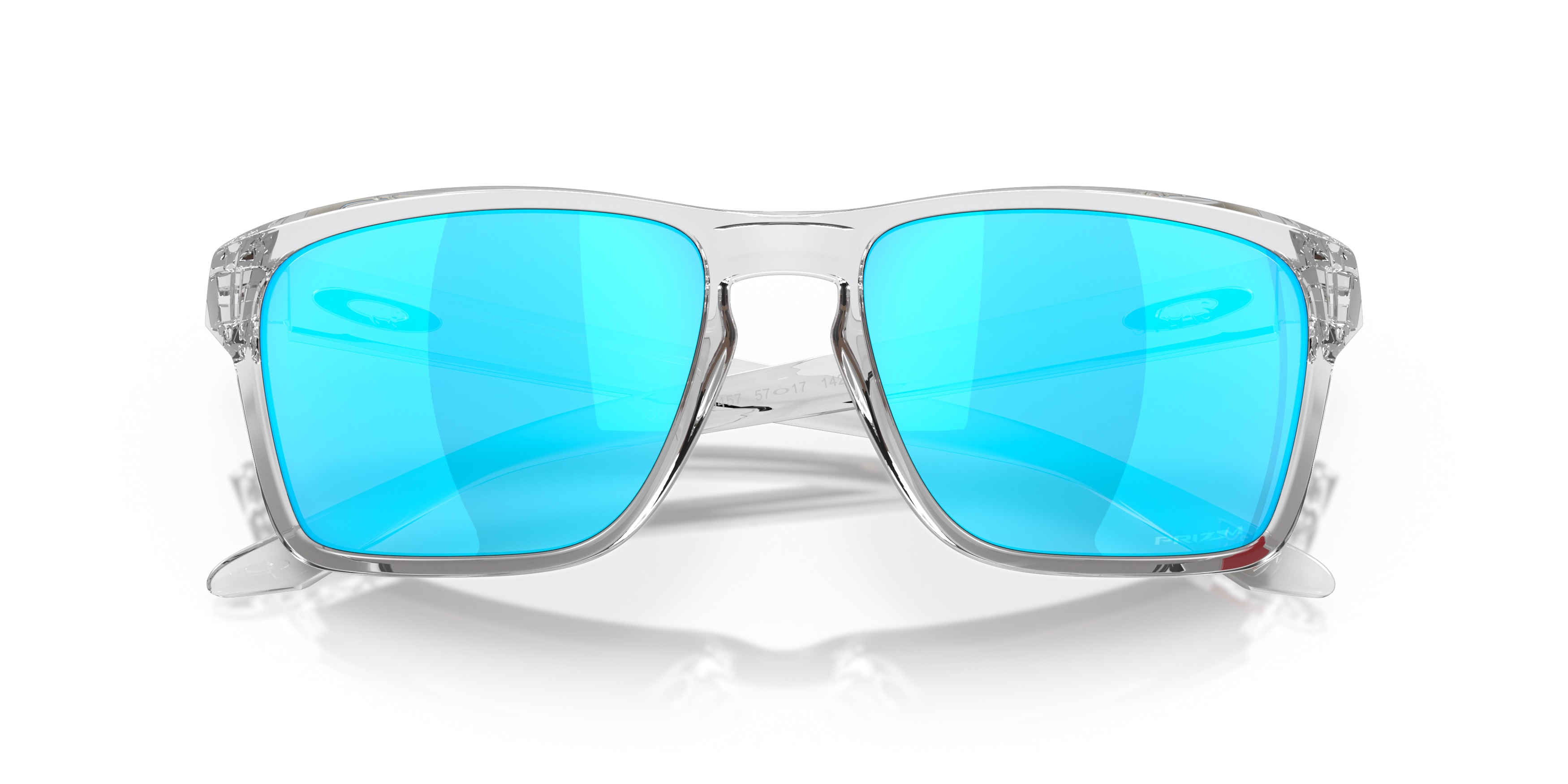 Folded Oakley Sylas OO 9448 Sunglasses Blue / Transparent, Clear