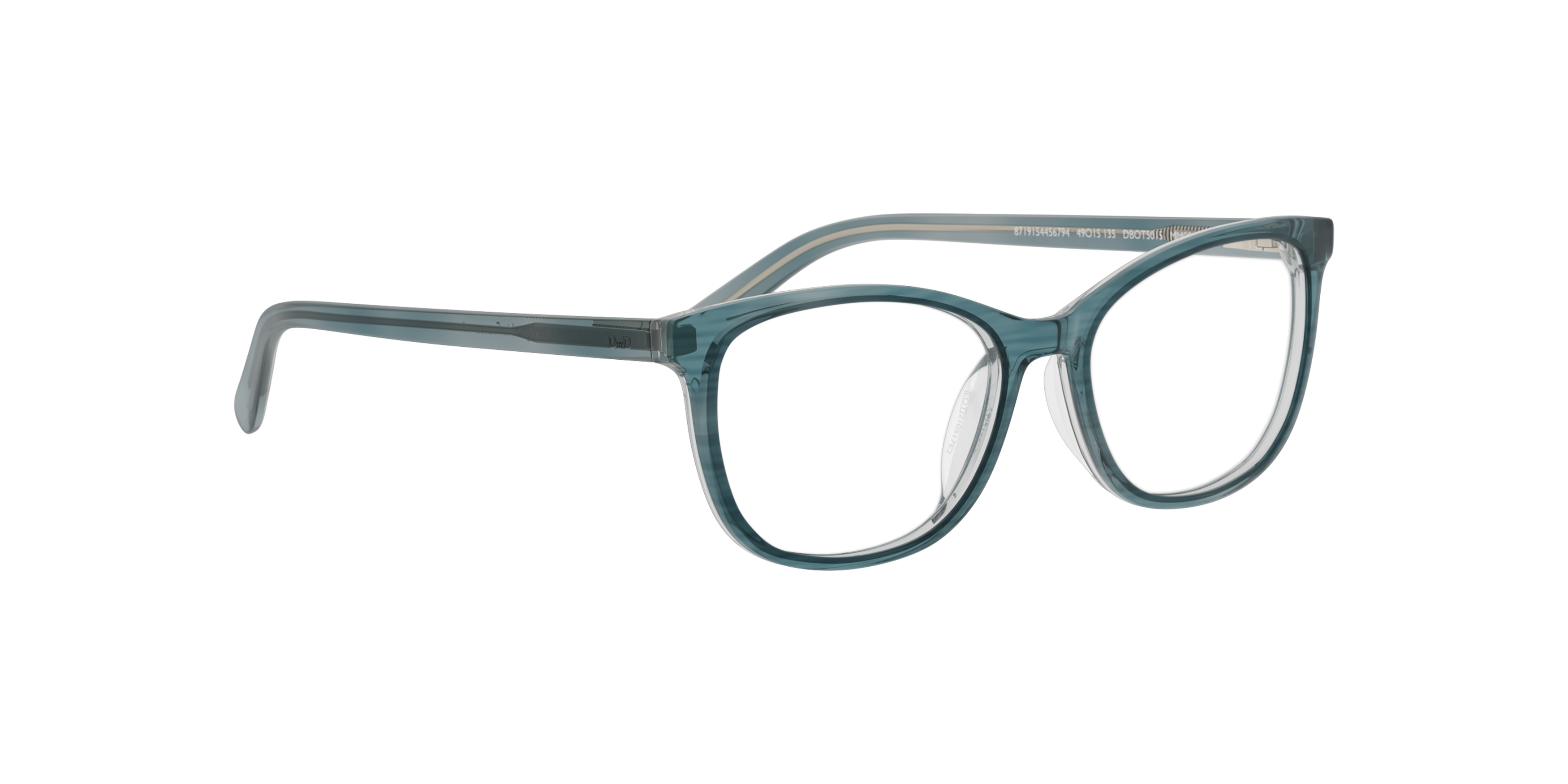Angle_Right01 DbyD DB OT5015 Children's Glasses Transparent / Blue