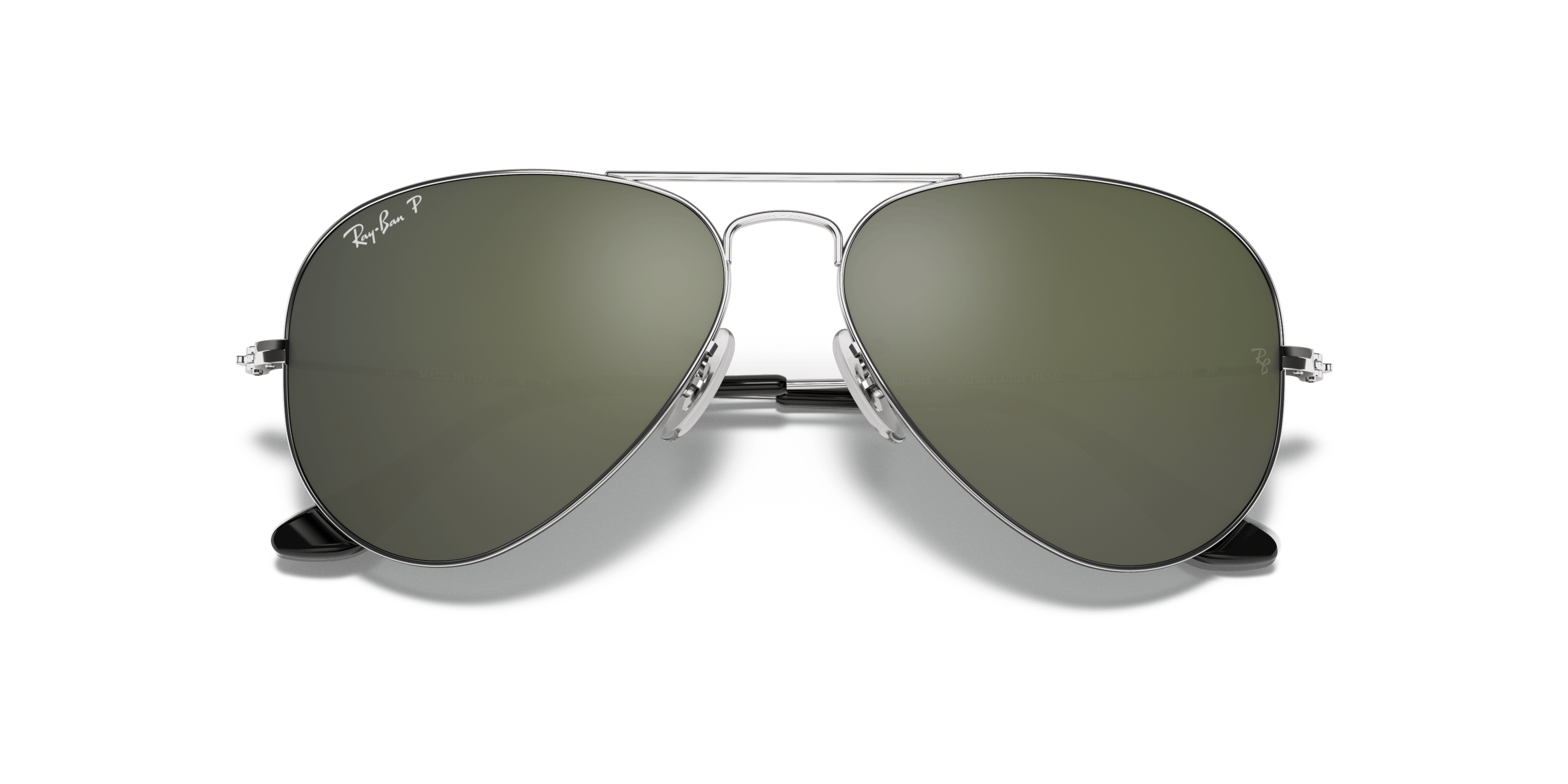 Folded, Ray-Ban AVIATOR RB3025 003/59