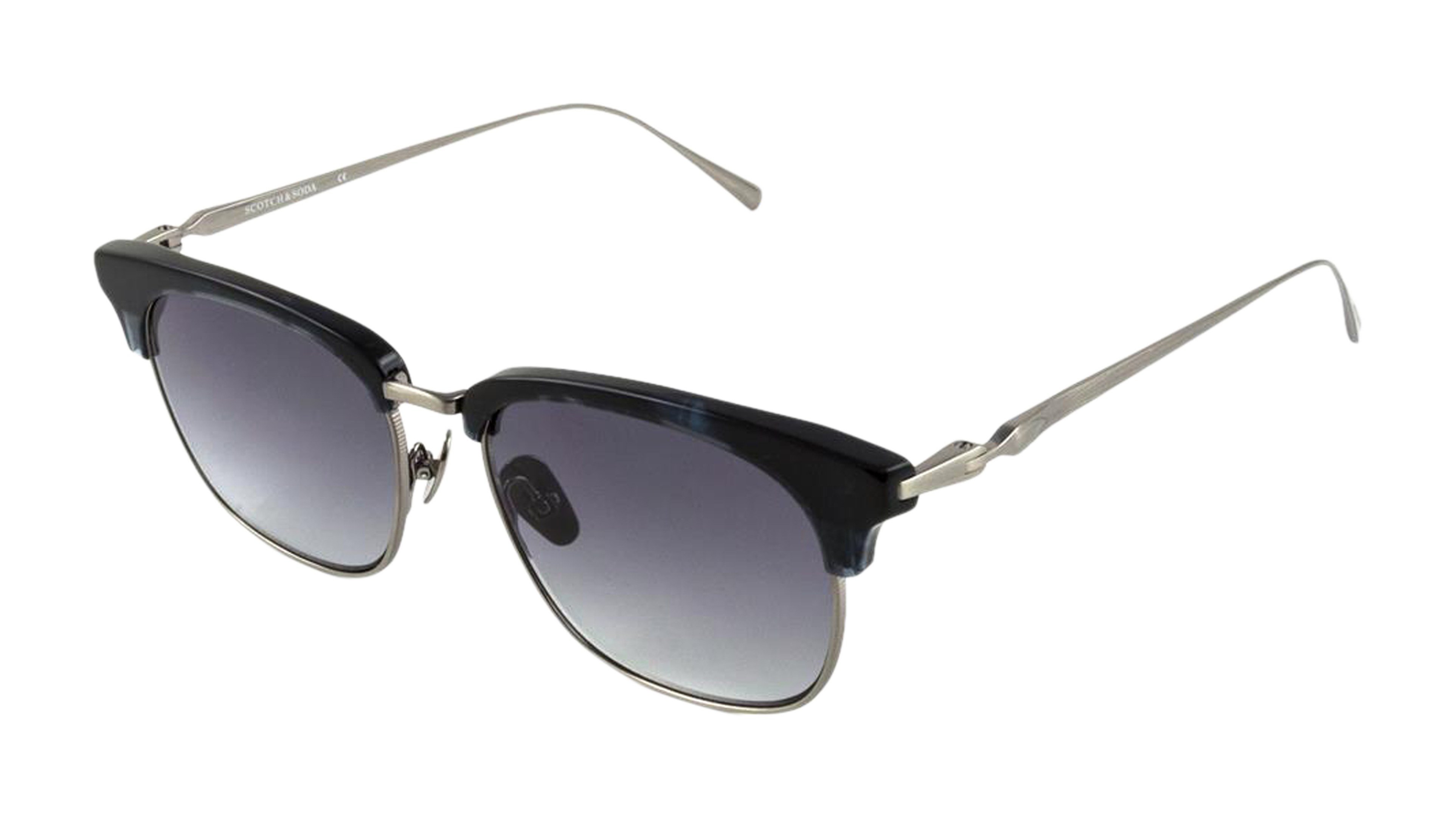 Angle_Left01 Scotch & Soda SS 6005 (15) Sunglasses Grey / Brown