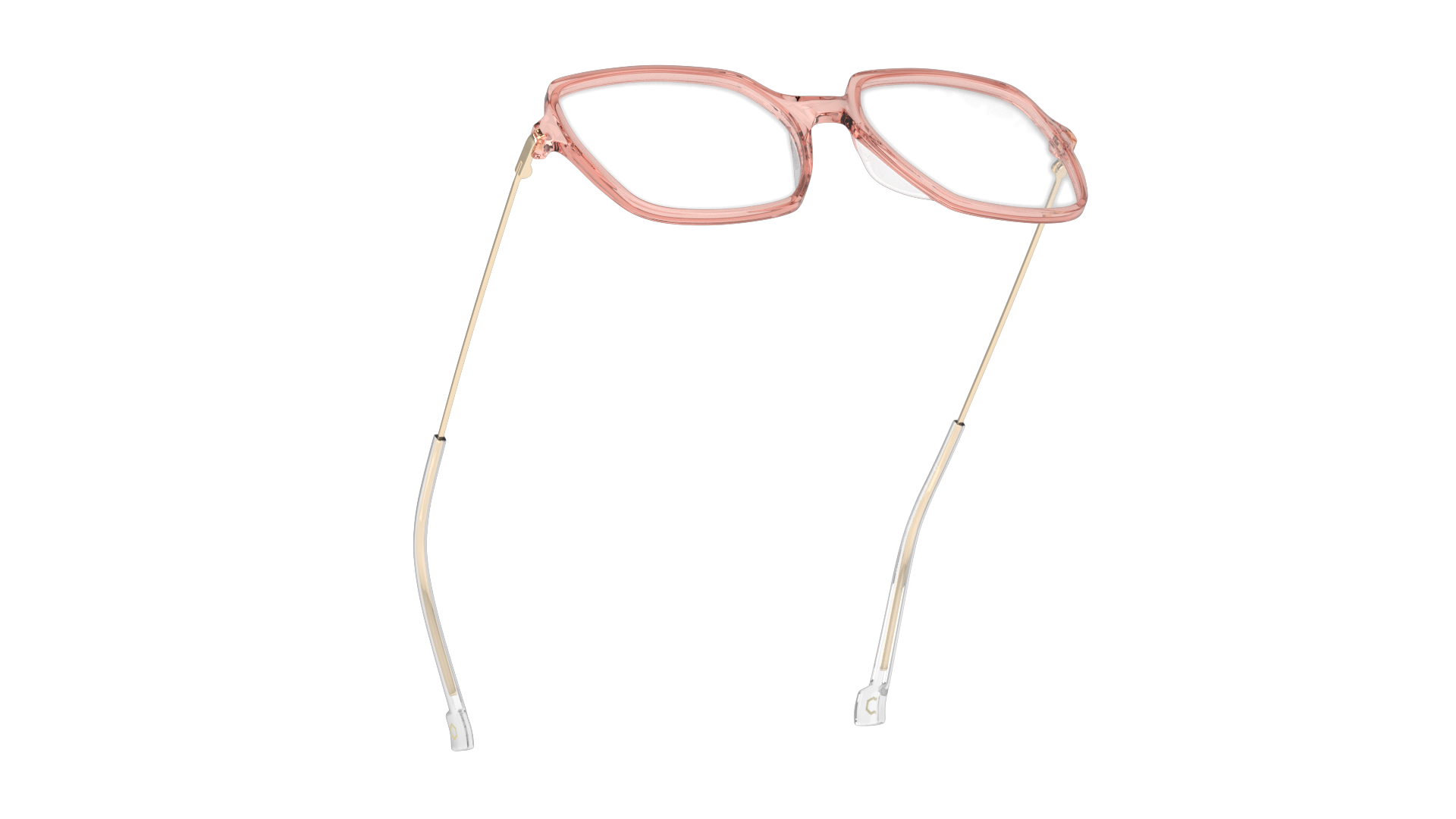 Bottom_Up Unofficial Kids UNOT0048 (PD00) Children's Glasses Transparent / Pink