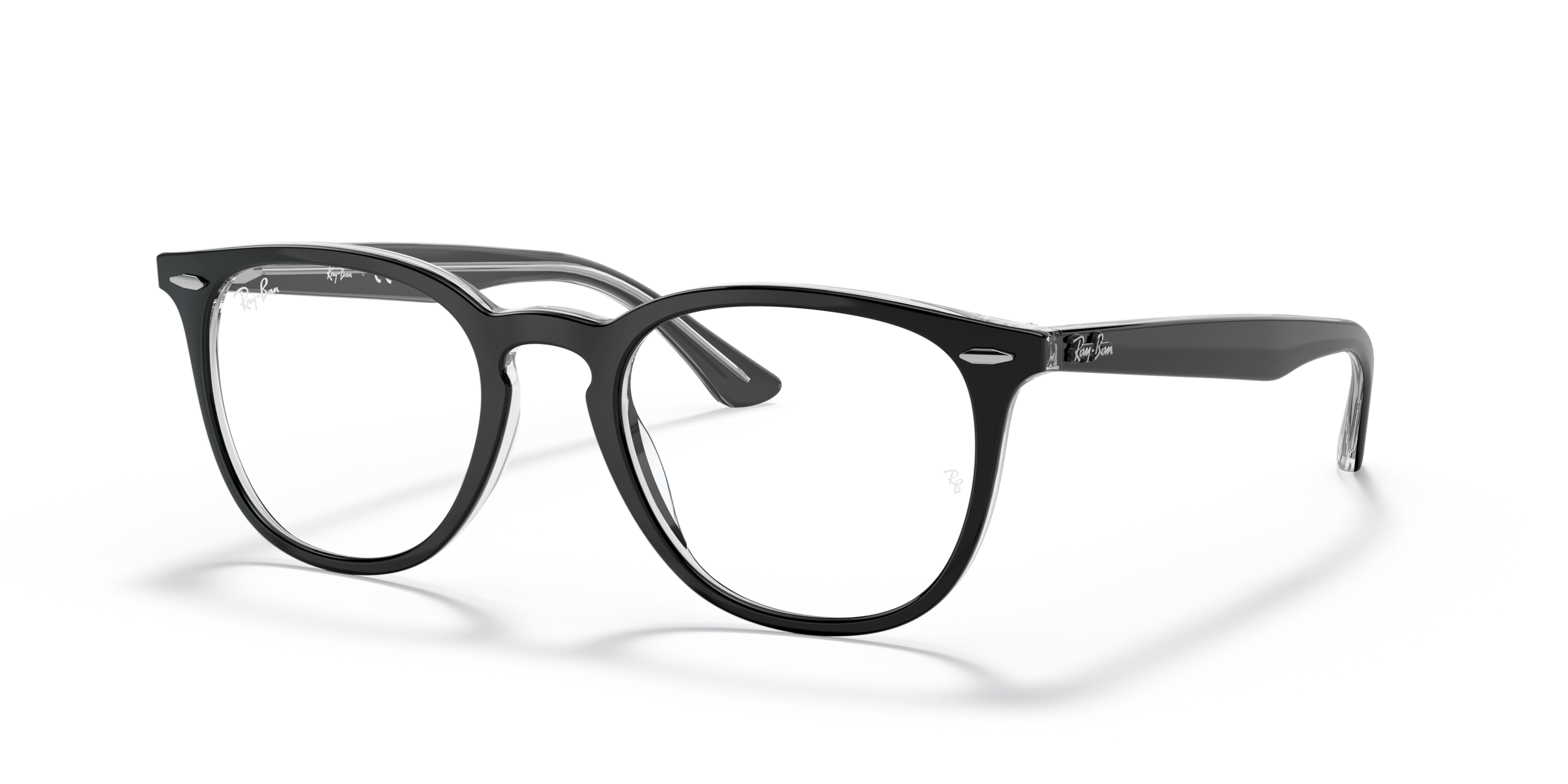 Angle_Left01 RAY-BAN RX7159 2034 Noir, Cristal