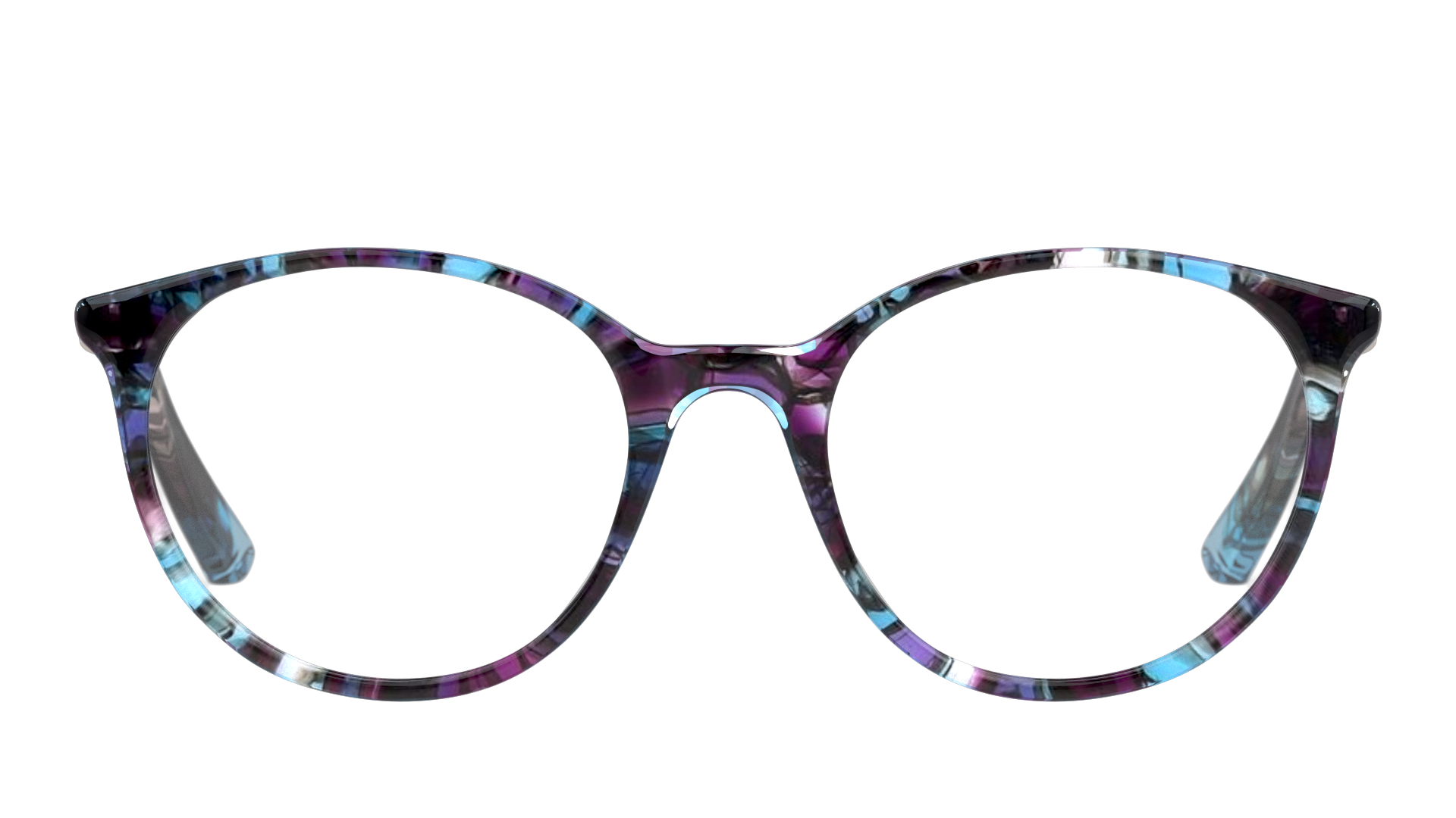 Front Unofficial UNOF0030 (PS00) Glasses Transparent / Pink
