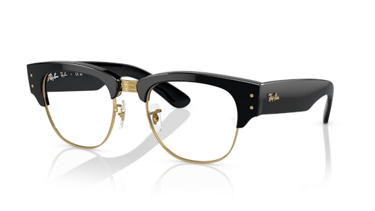 Ray-Ban Mega Clubmaster RX 0316V Glasses Transparent / Black, Gold