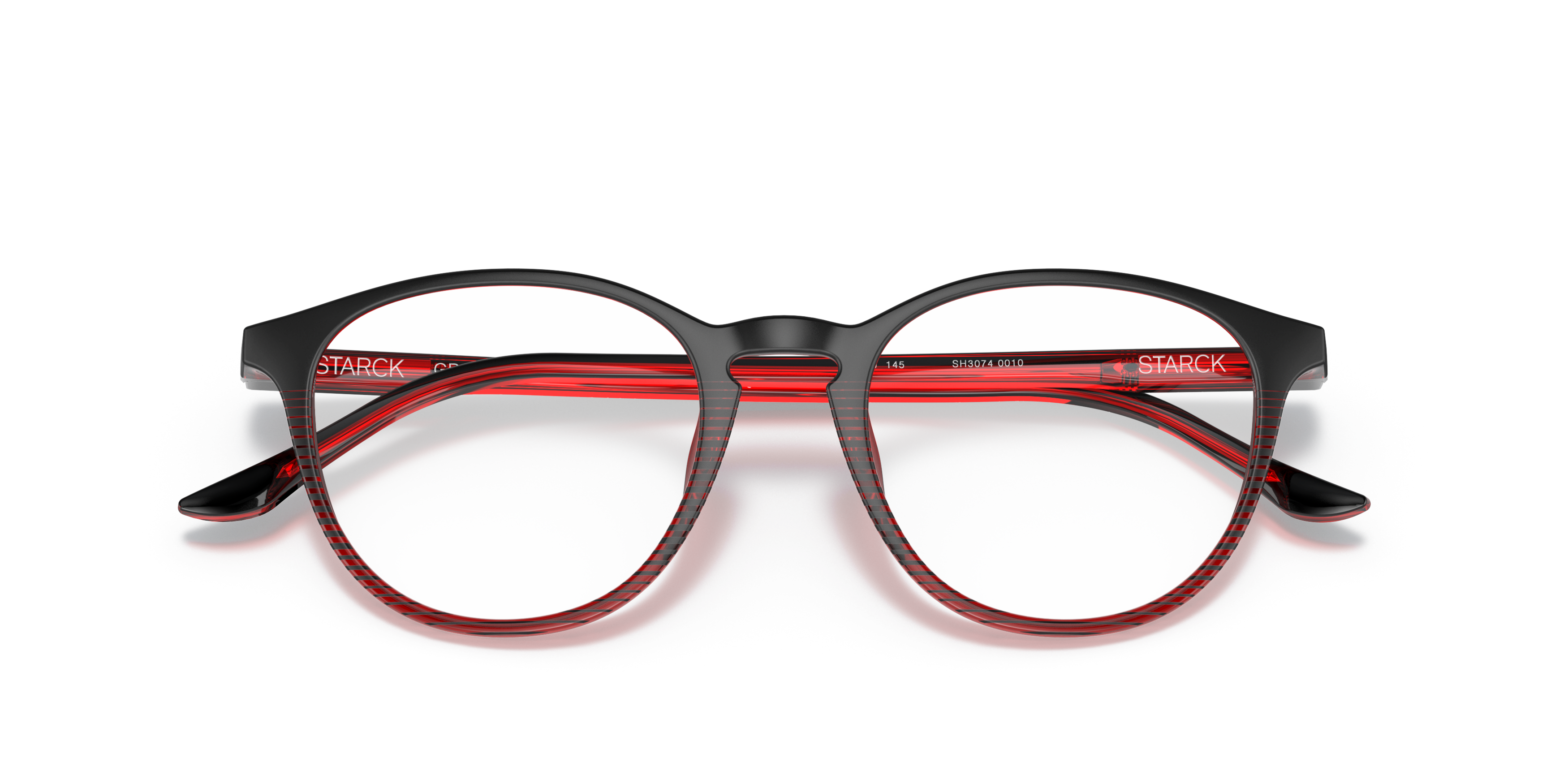 Folded Starck SH 3074 (0010) Glasses Transparent / Black