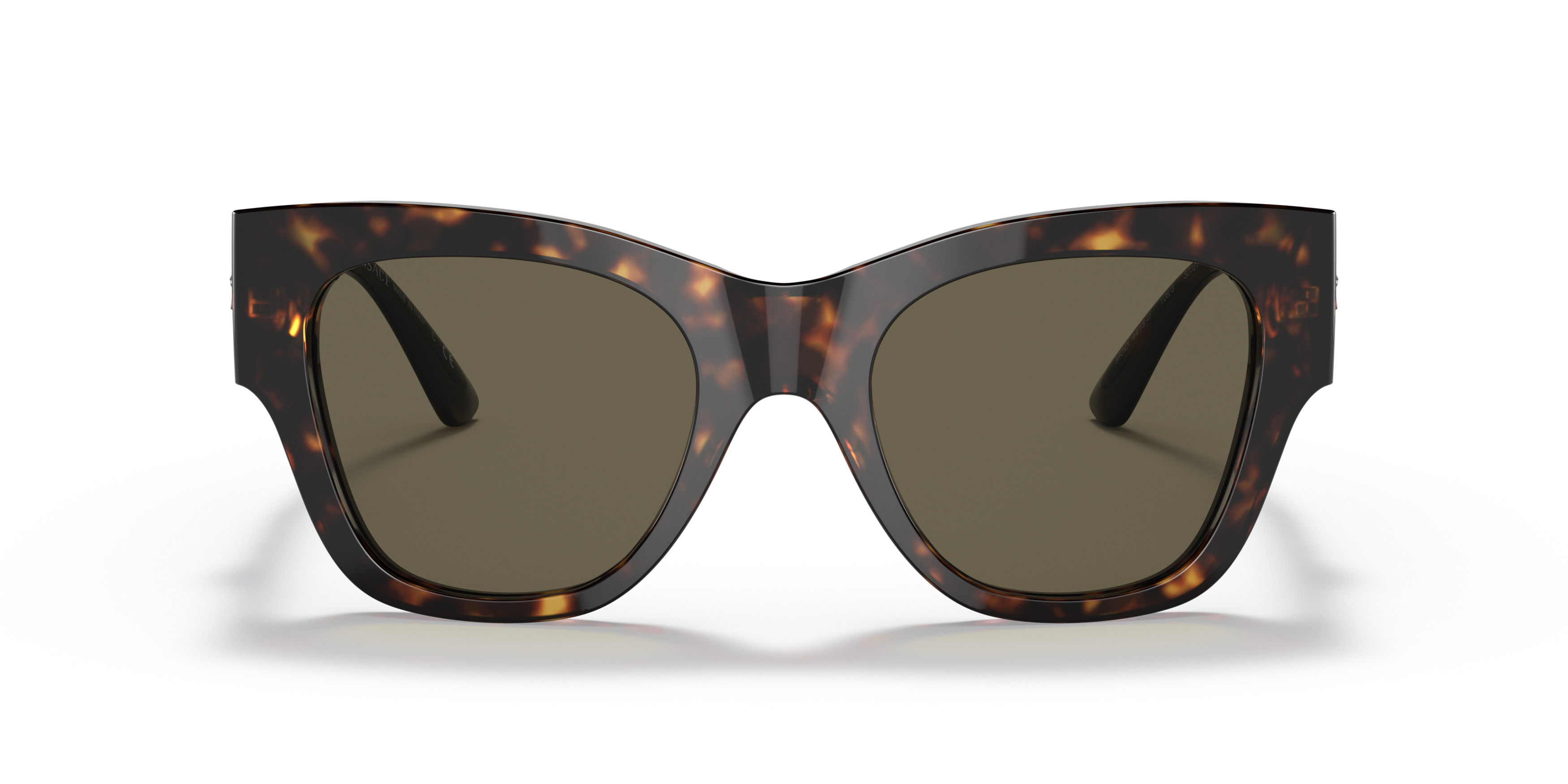 Front Versace VE 4415U (108/3) Sunglasses Brown / Havana