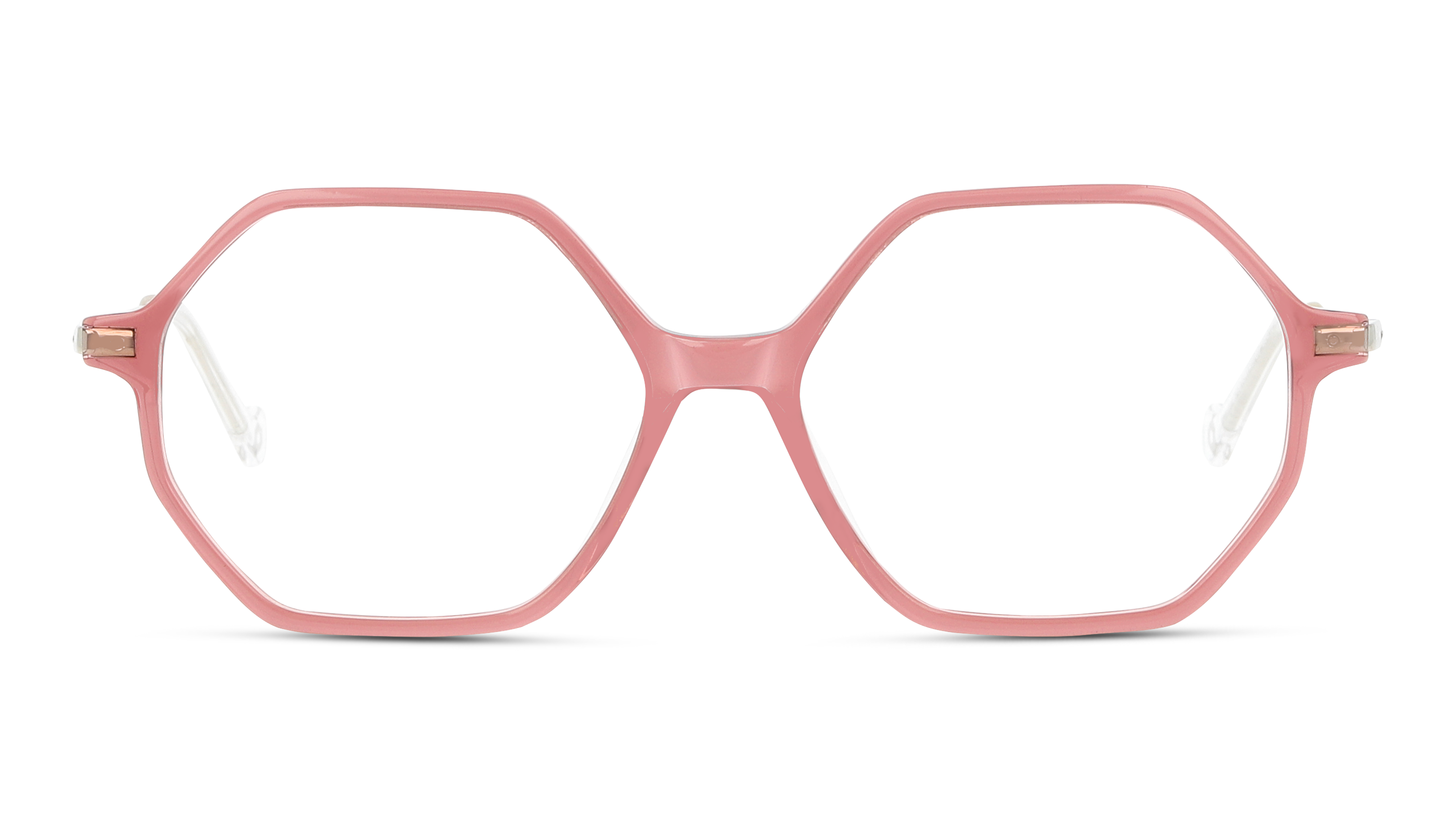 Front Unofficial UNOF0187 (ND00) Glasses Transparent / Brown
