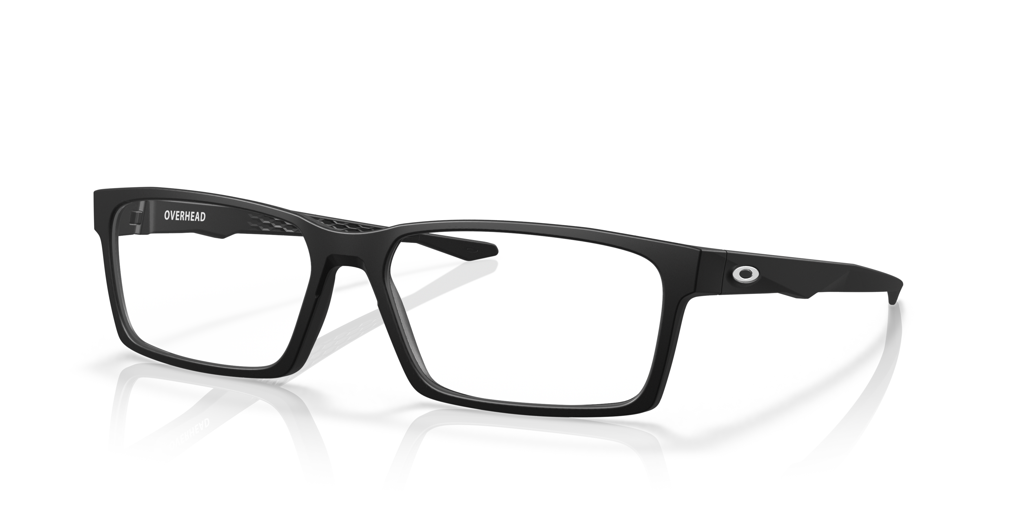 Angle_Left01 Oakley OVERHEAD OX 8060 (806001) Glasses Transparent / Black