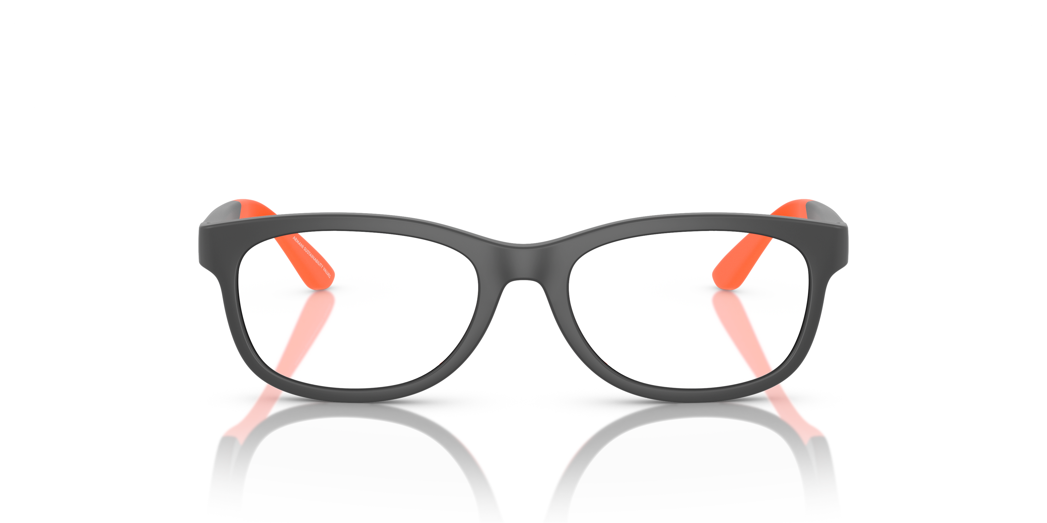 Front Emporio Armani EK 3001 Children's Glasses Transparent / Black