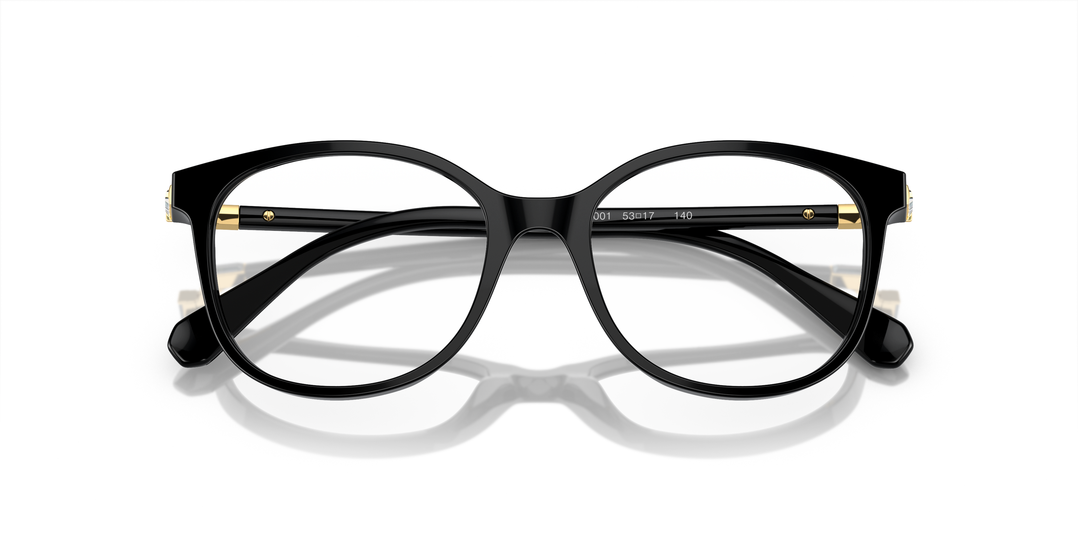 Folded Swarovski SK 2002 Glasses Transparent / Black