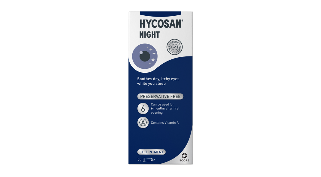 Front Hycosan Hycosan Night Eye Ointment Lotion Eye Ointment 1 x 5g