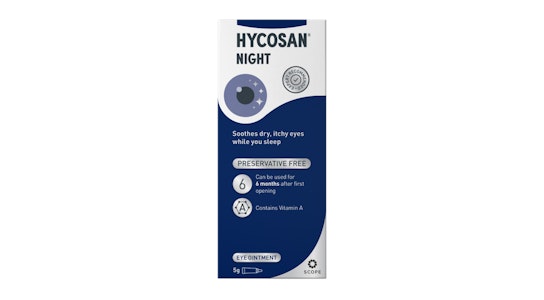 Hycosan Hycosan Night Preservative Free Eye Ointment Eye Ointment 1 x 5g
