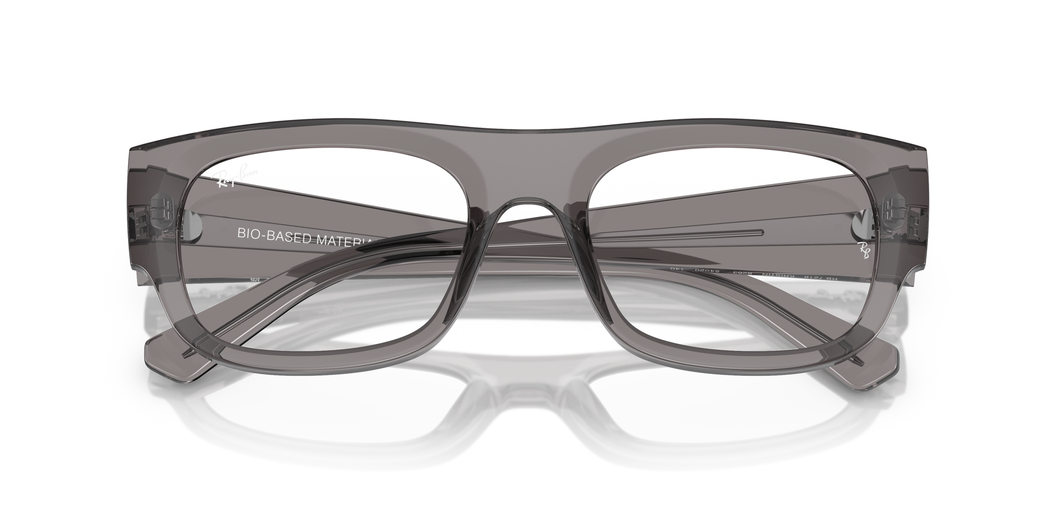 Folded Ray-Ban KRISTIN RX 7218 Glasses Transparent / Transparent, Grey