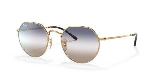 Ray-Ban Jack RB3565 Sunglasses Blue / Gold