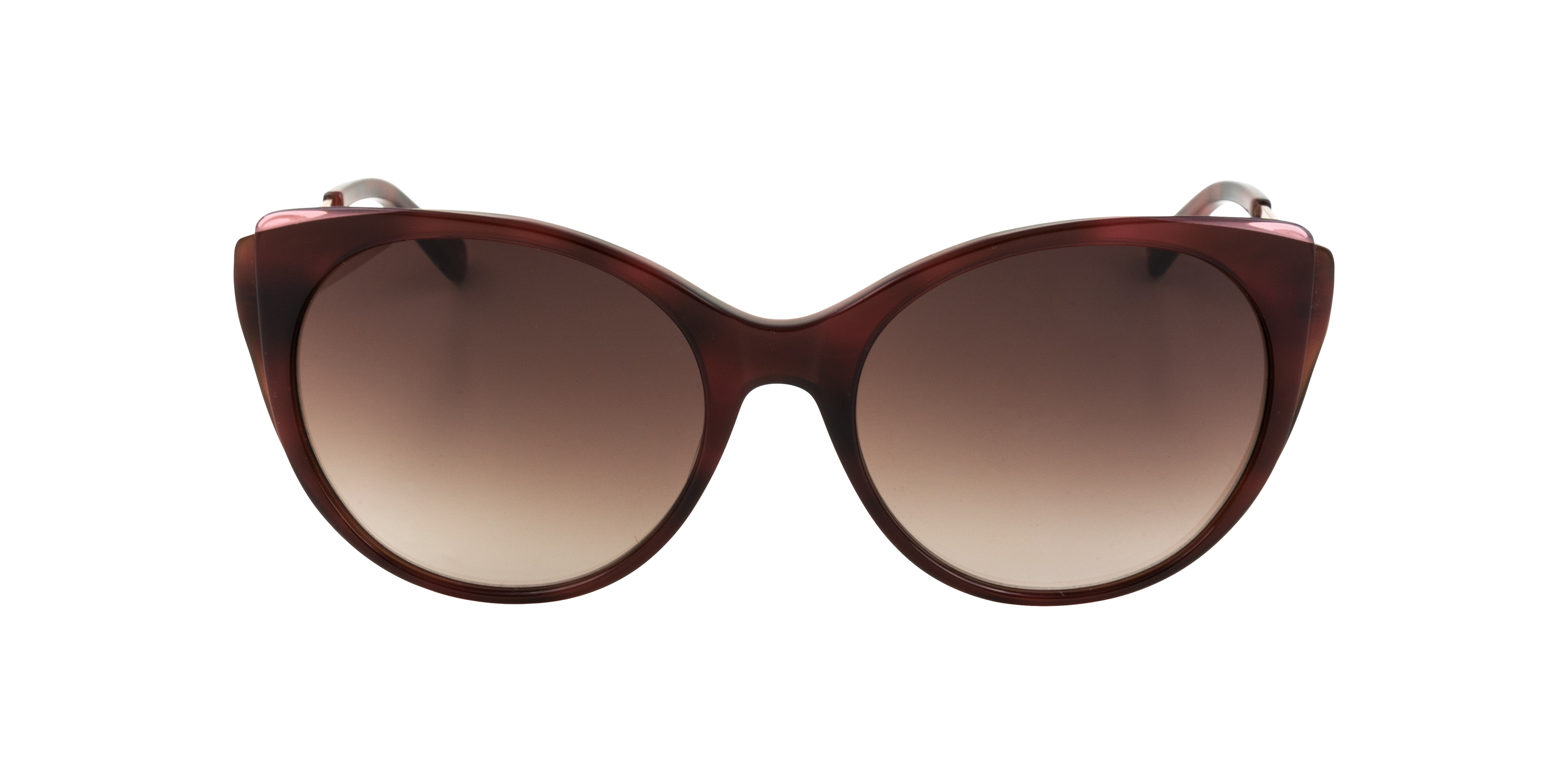 Front Ted Baker Keyla TB 1589 Sunglasses Brown / Red