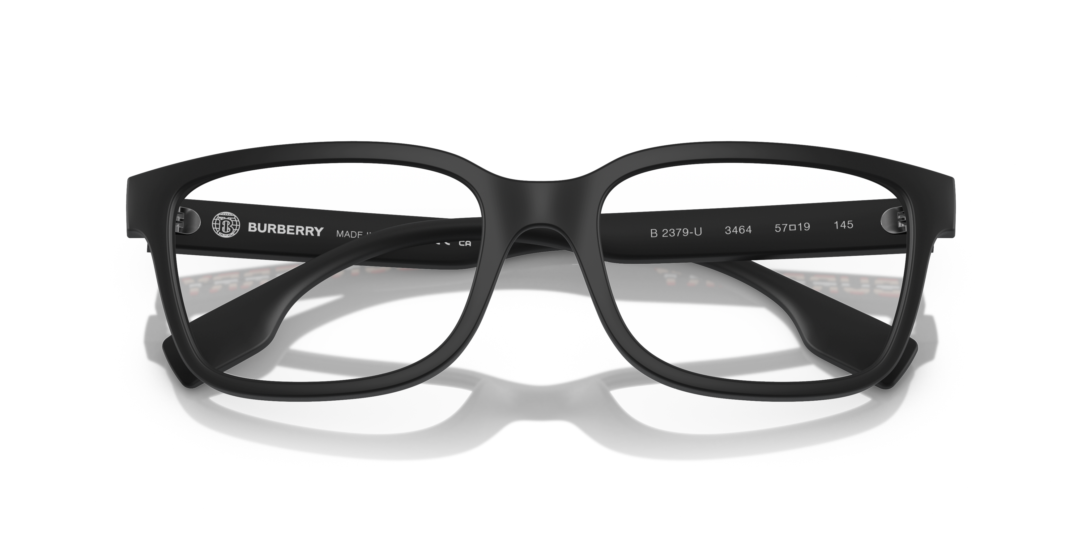 Folded Burberry BE 2379U (3464) Glasses Transparent / Black