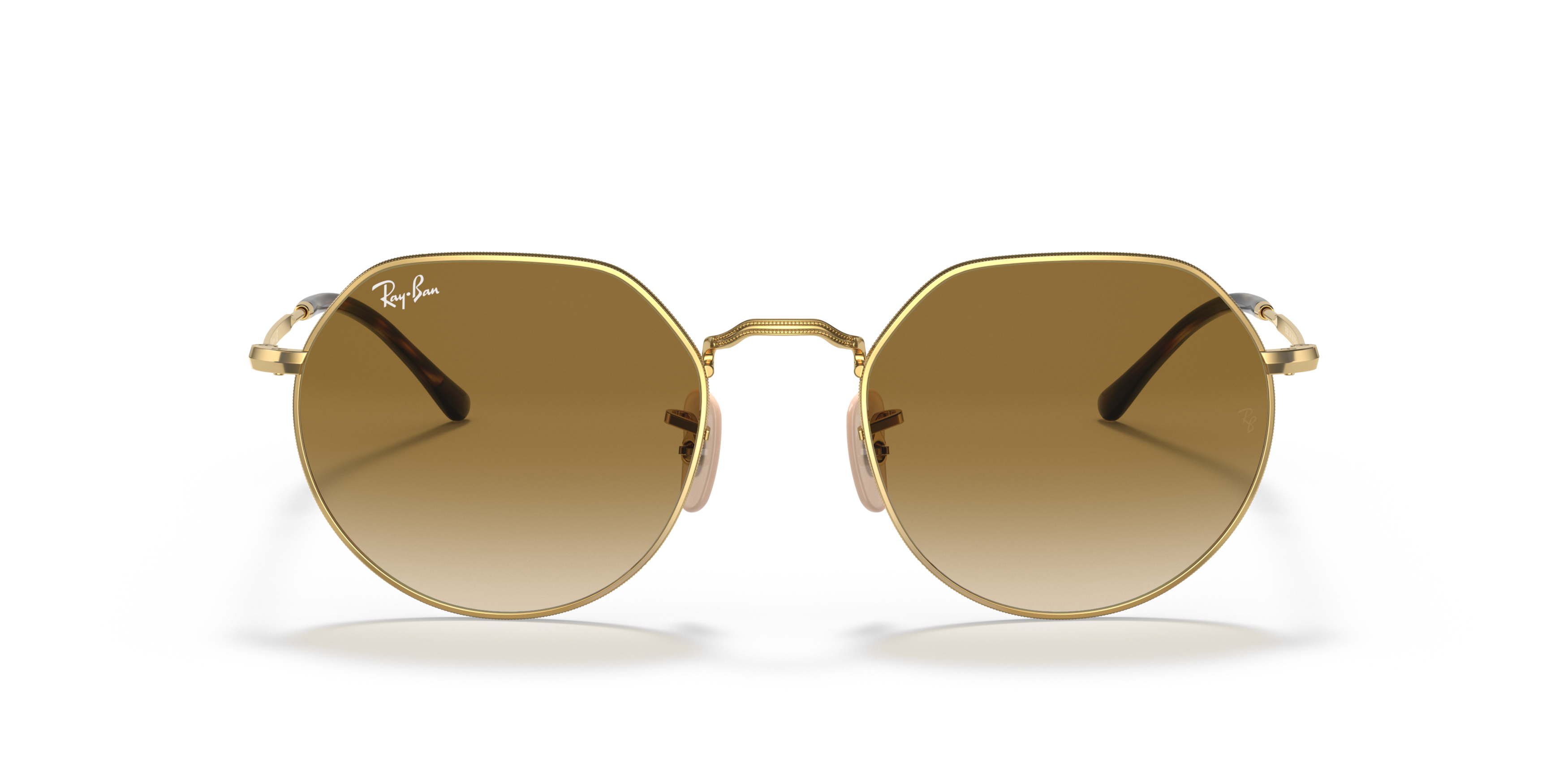 Front Ray-Ban RB 3565 Sunglasses Brown / Gold