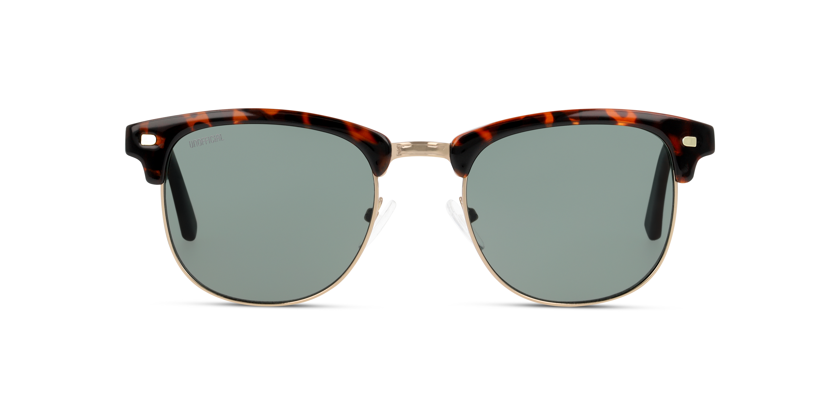 Front Unofficial UNSM0101 (DHE0) Sunglasses Green / Gold