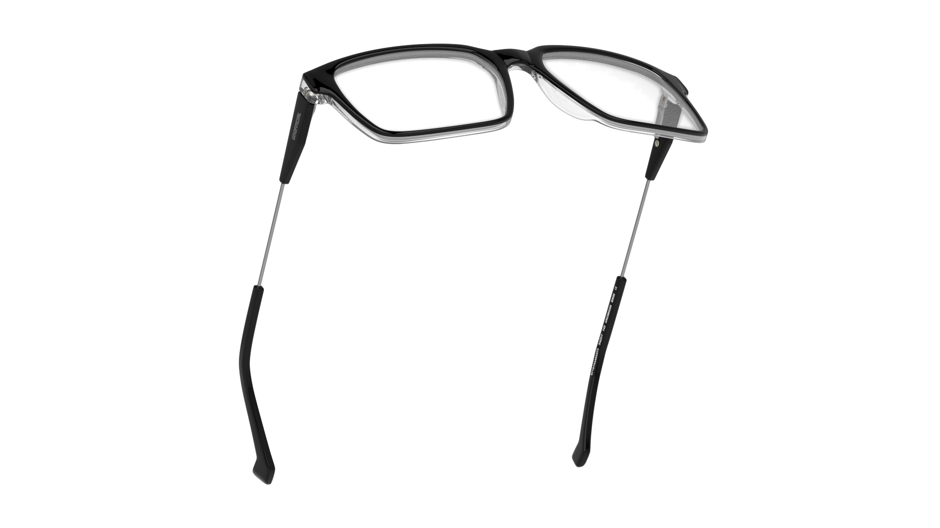 Bottom_Up Unofficial UNOM0288 Glasses Transparent / Black