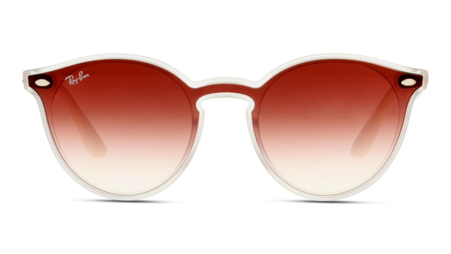 Front Ray-Ban RB4380N 6357V0 Rood / Transparant